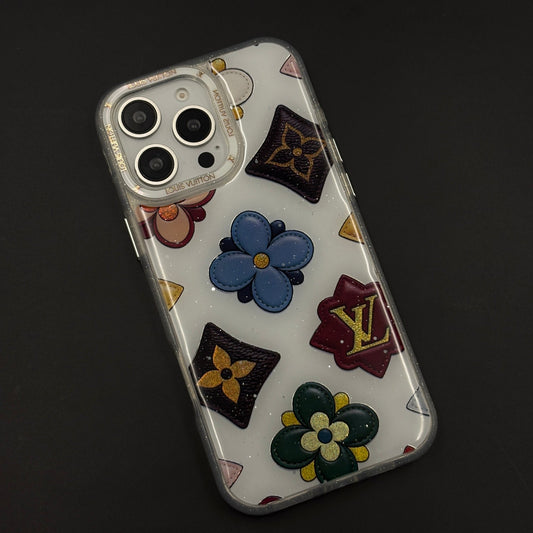 Luxury Botanical Fashion Brand Case for iPhone 16 Pro Max