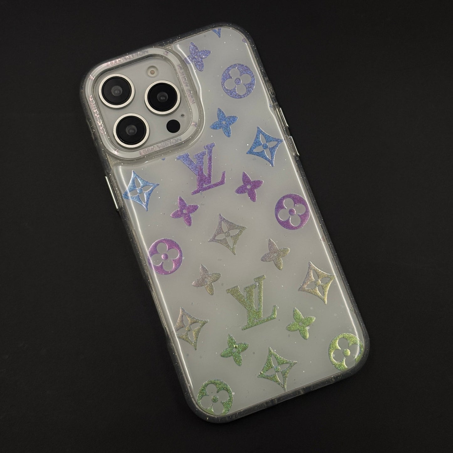 Luxury Fashion Brand Rainbow Pattern Case for iPhone 16 Pro Max