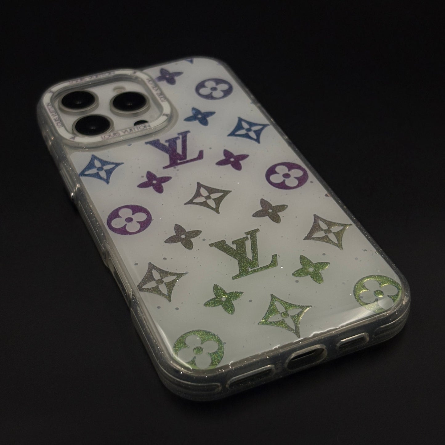 Luxury Fashion Brand Rainbow Pattern Case for iPhone 16 Pro Max