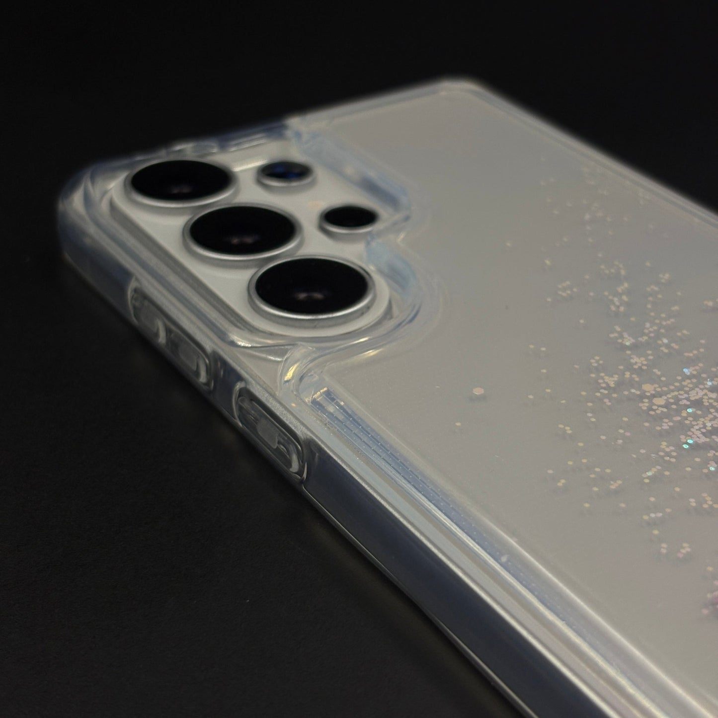 Floating Glitter Elegant Bow Mobile Case Cover for Samsung Galaxy S26 Ultra