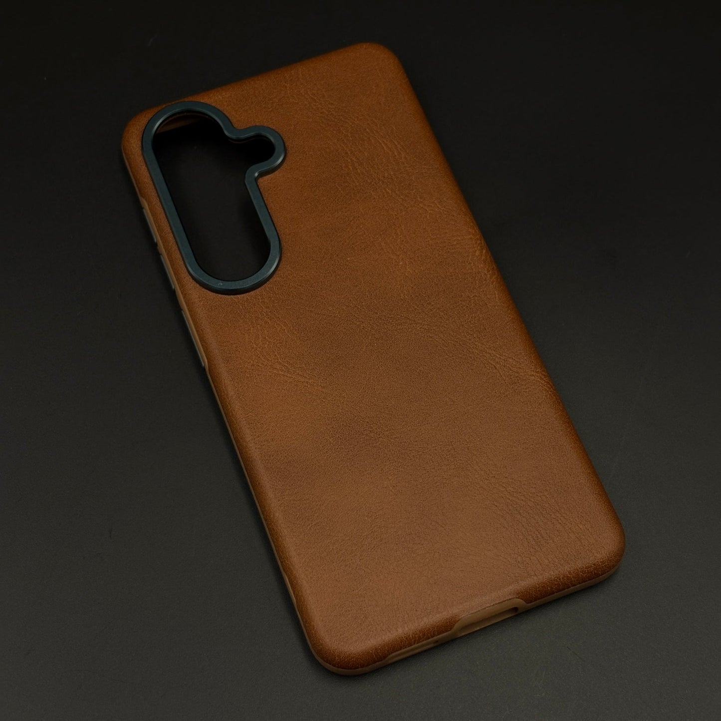 Luxury Leather Raised Bezel Camera Protection Case Cover for Samsung Galaxy S26