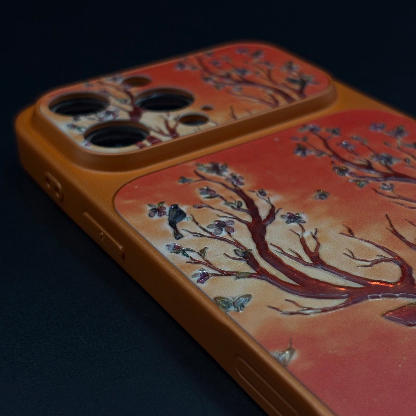 Luxury Deer Embroidery Mobile Case Cover for iPhone