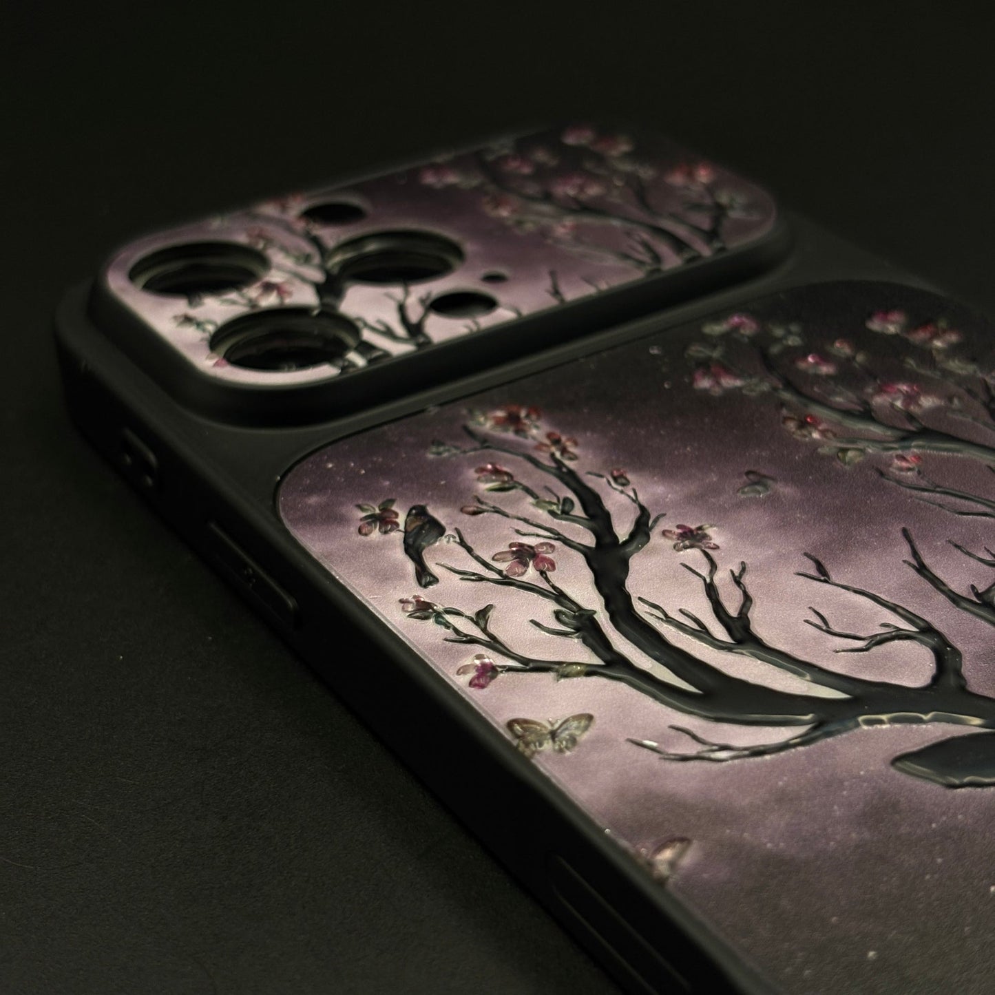 Luxury Deer Embroidery Mobile Case Cover for iPhone