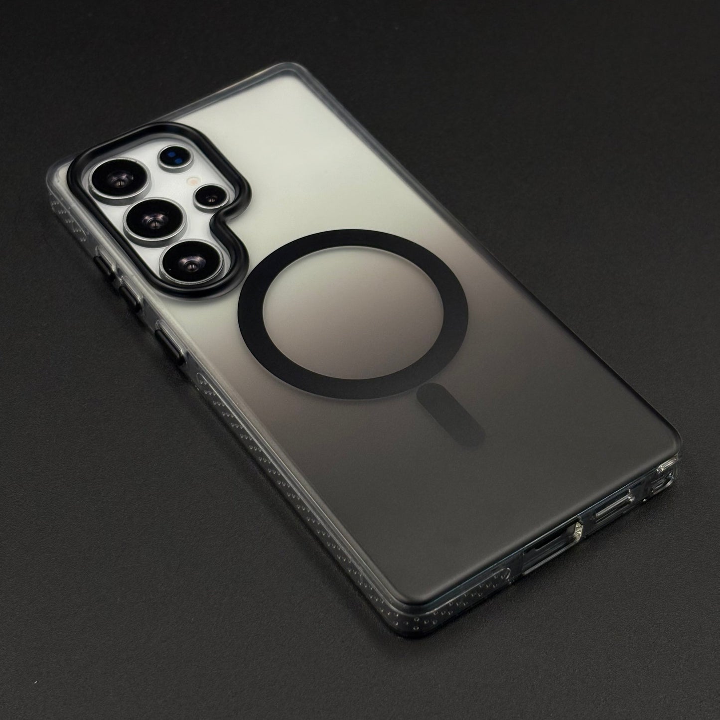 Dual Tone Matte MagSafe Case for Samsung Galaxy S25 Ultra | Anti-Yellowing | Sleek Luxury Cover