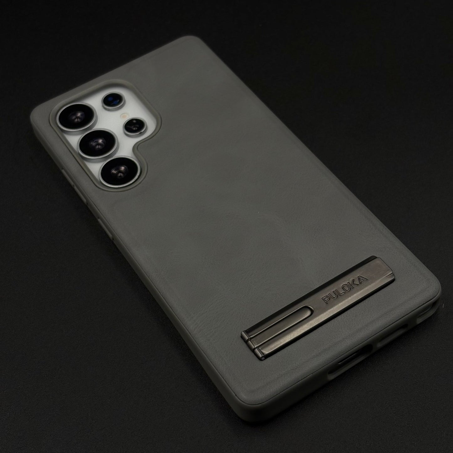 PU Leather Kickstand Case for Samsung Galaxy S25 Ultra | Microfibre Lining | Sleek Grip & Durable Protection