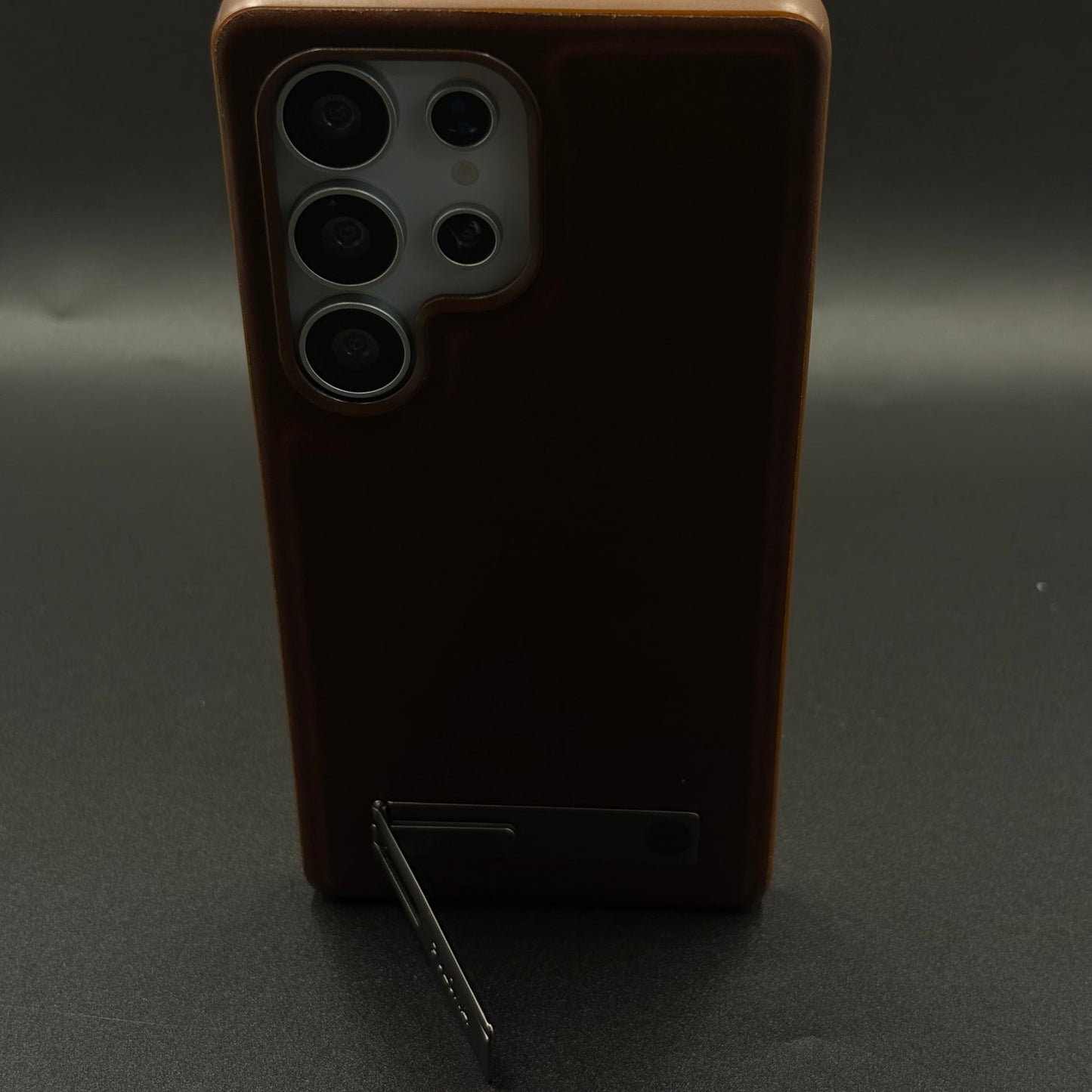 PU Leather Kickstand Case for Samsung Galaxy S25 Ultra | Microfibre Lining | Sleek Grip & Durable Protection