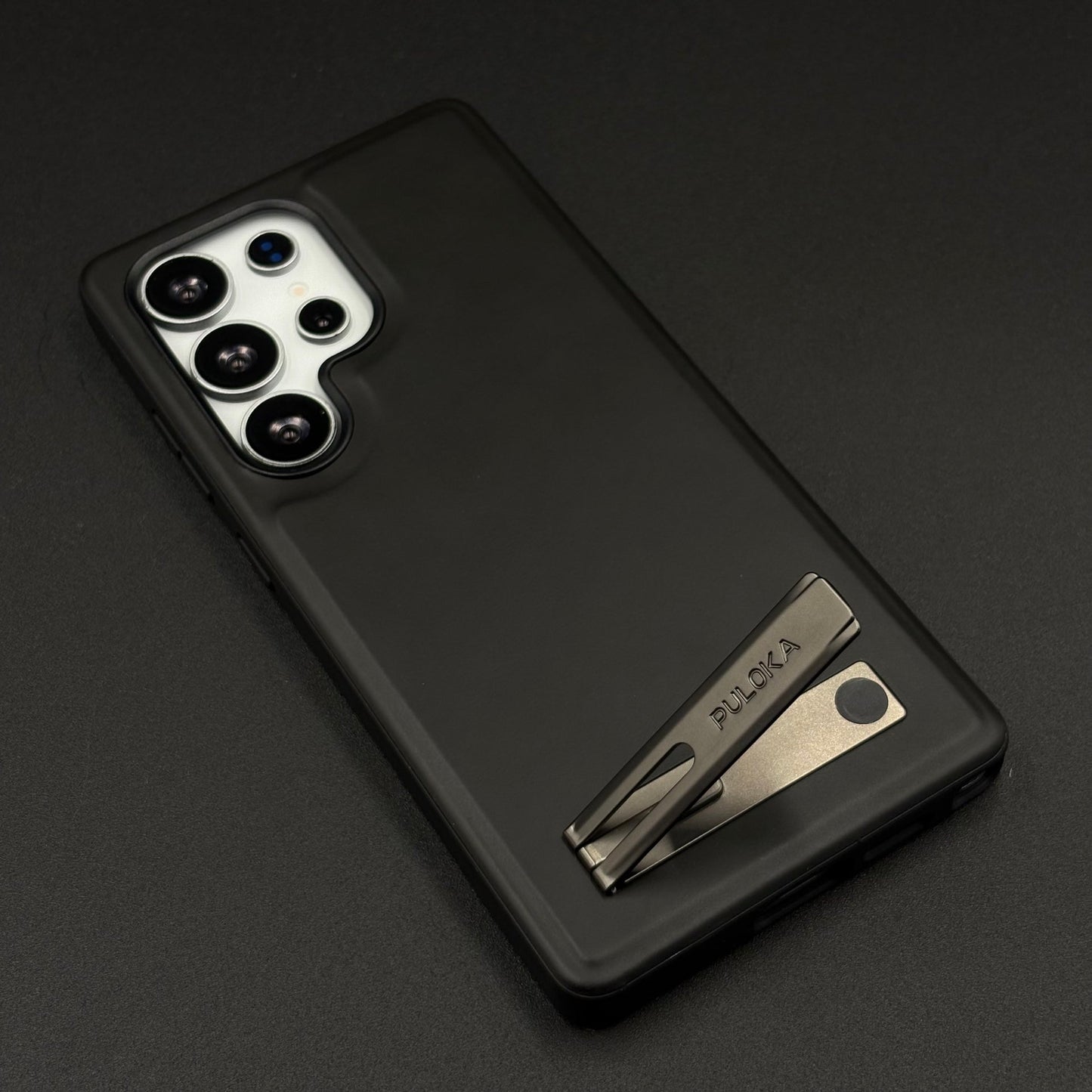 PU Leather Kickstand Case for Samsung Galaxy S25 Ultra | Microfibre Lining | Sleek Grip & Durable Protection