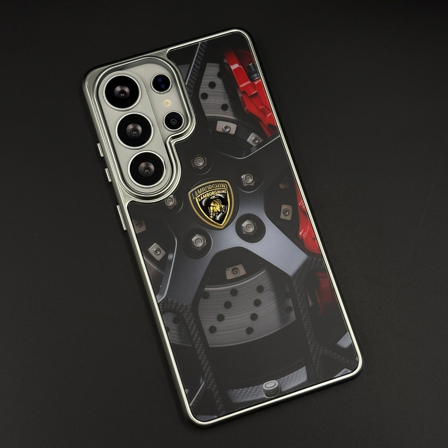Luxury Motorsport Inspired Lambo Metal Frame Case for Samsung Galaxy S26 Ultra