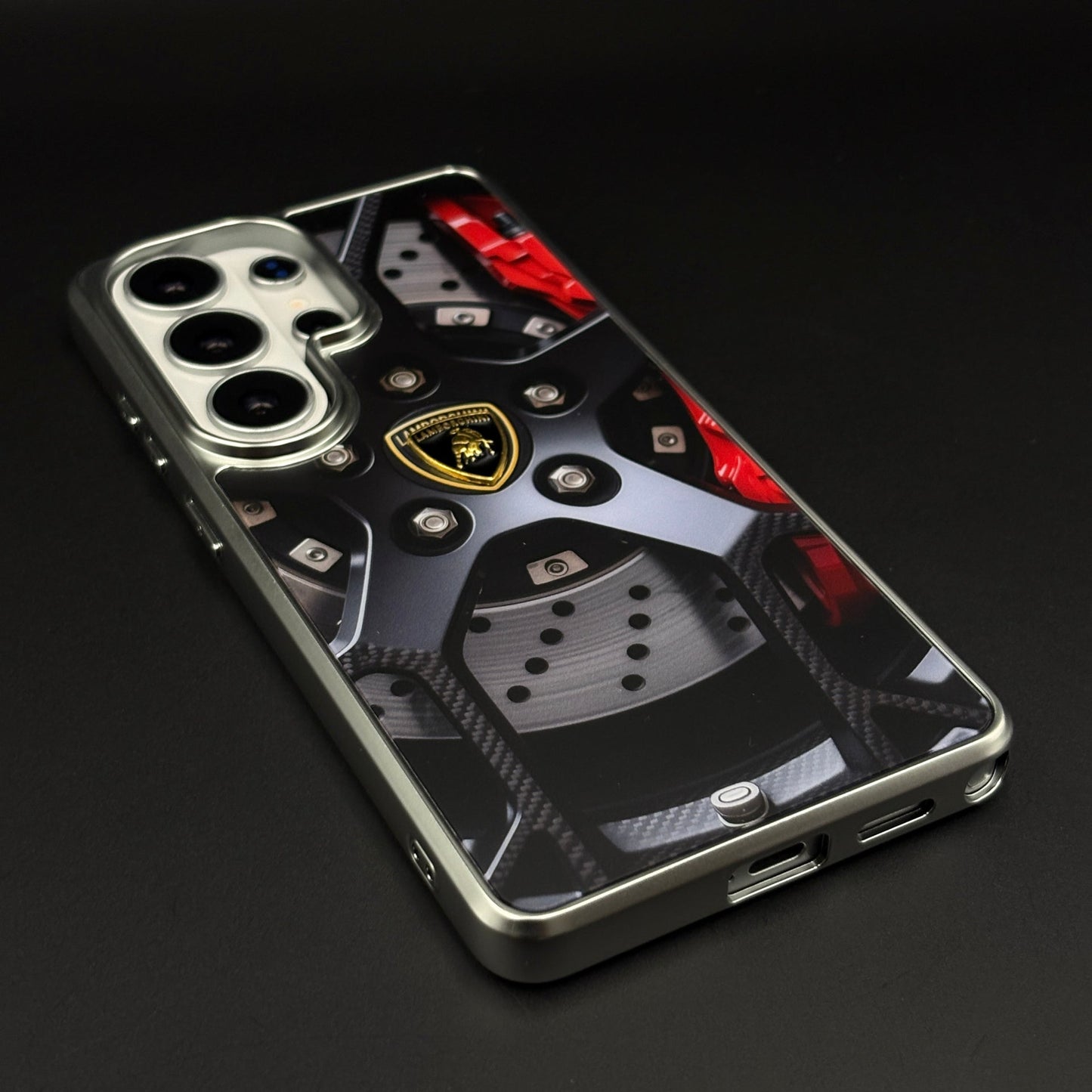 Luxury Motorsport Inspired Lambo Metal Frame Case for Samsung Galaxy S26 Ultra