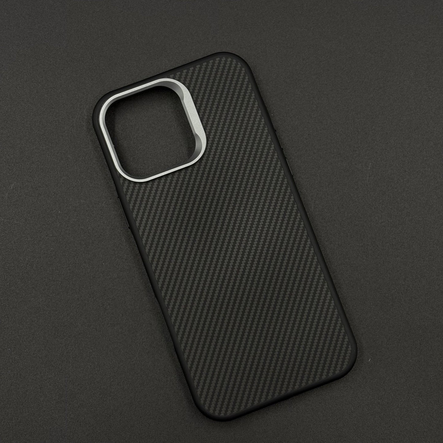 Carbon Fiber Case with Hidden Magsafe for iPhone Series | Metallic Camera Guard | Slim Magnetic Luxury Protection
