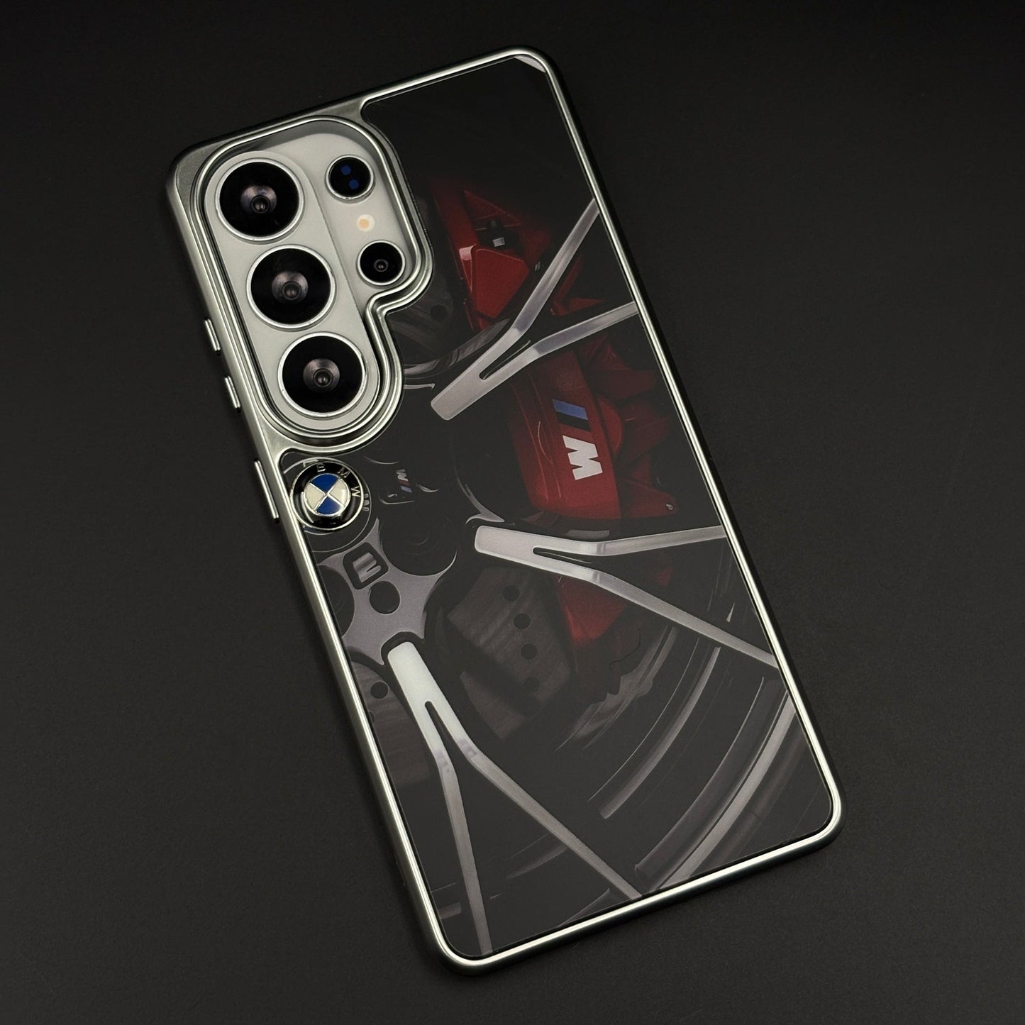 Luxury Motorsport Inspired Brand M Performance Metal Frame Case for Samsung Galaxy S26 Ultra