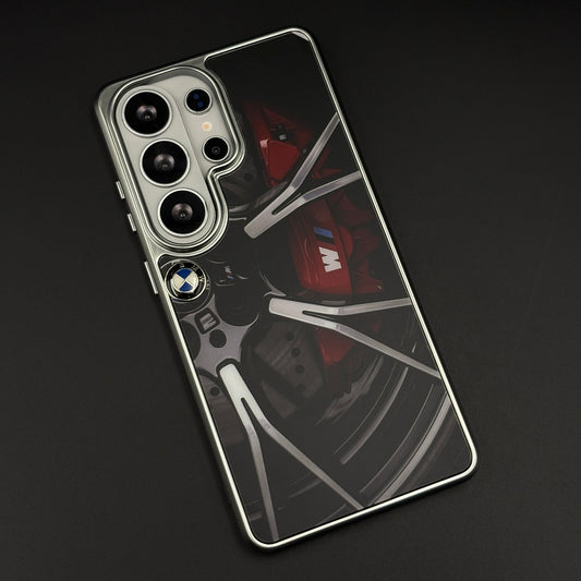 Luxury Motorsport Inspired Brand M Performance Metal Frame Case for Samsung Galaxy S26 Ultra