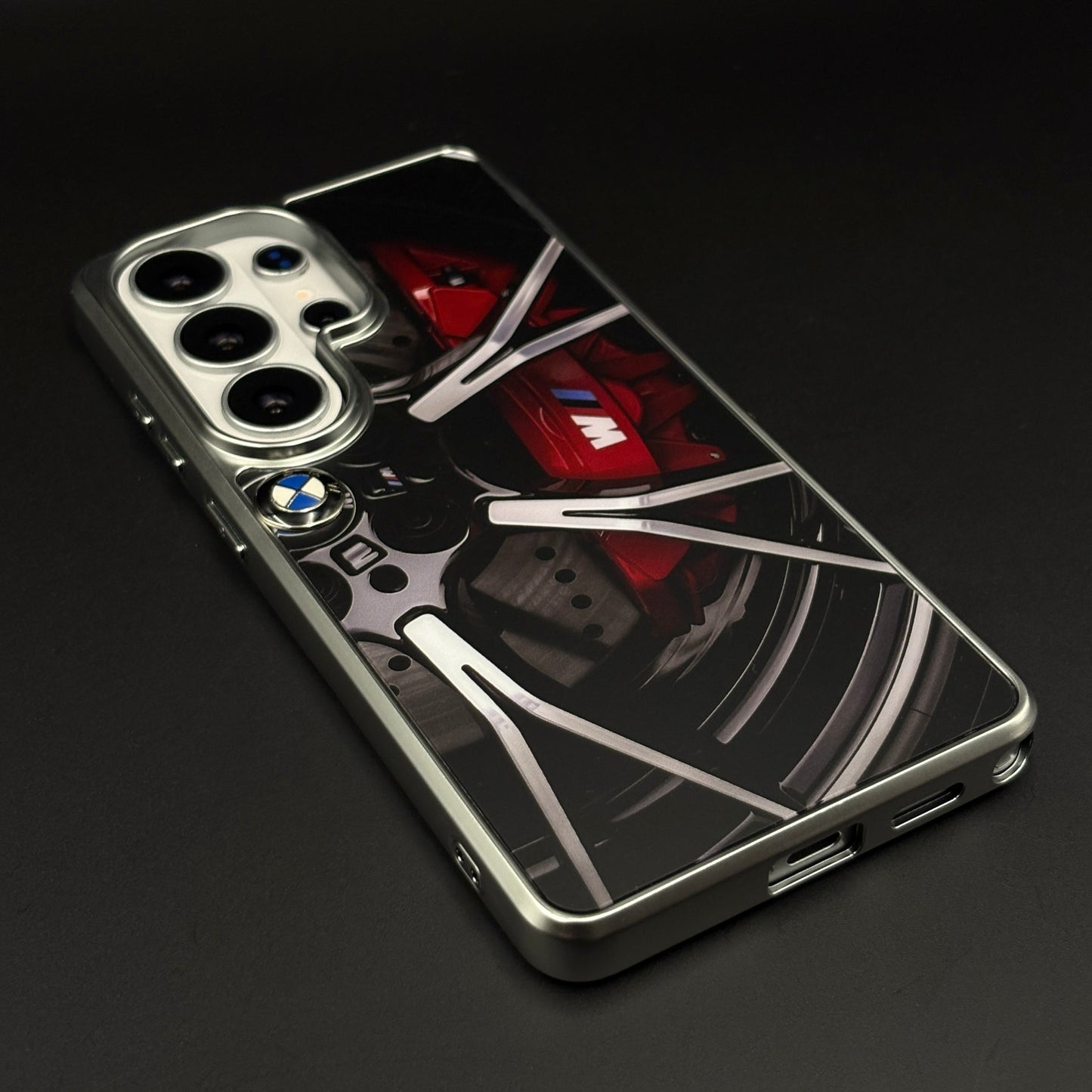 Luxury Motorsport Inspired Brand M Performance Metal Frame Case for Samsung Galaxy S26 Ultra