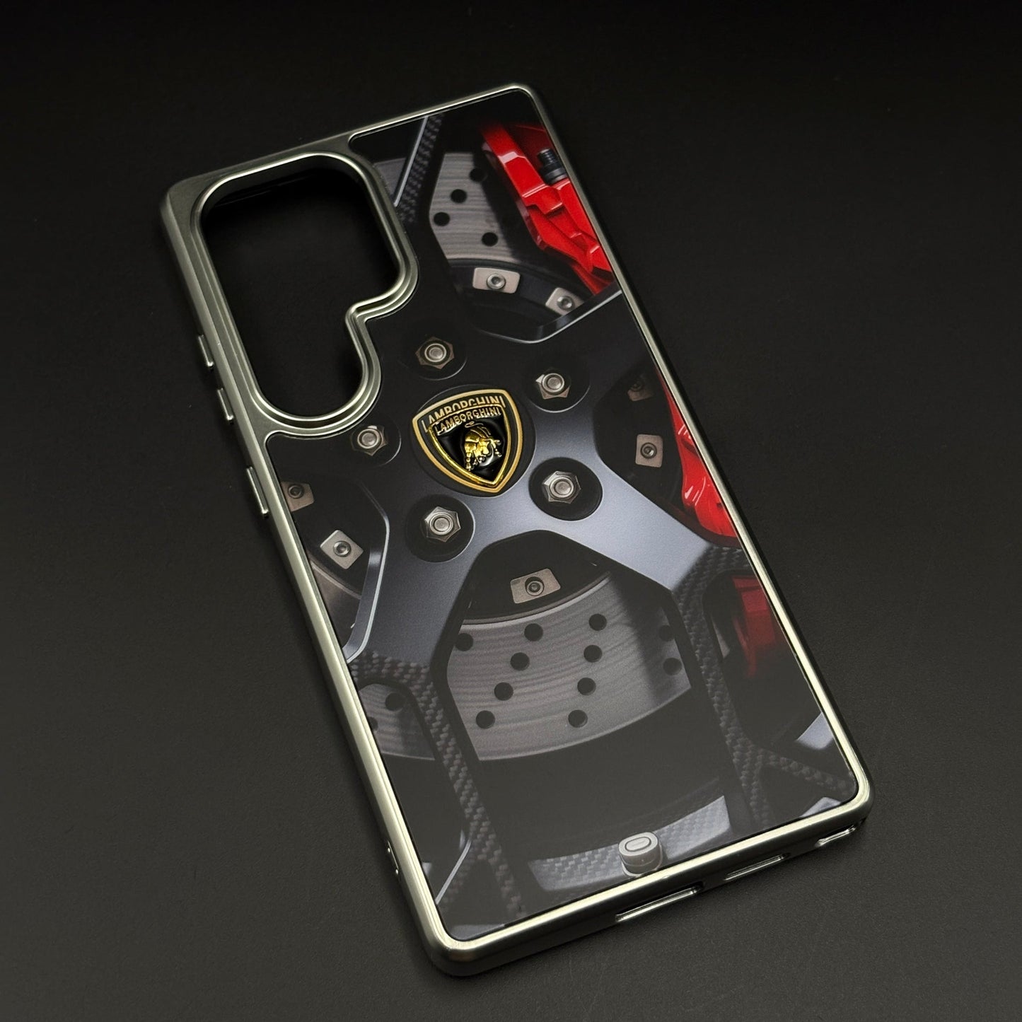 Luxury Motorsport Inspired Lambo Metal Frame Case for Samsung Galaxy S25 Ultra