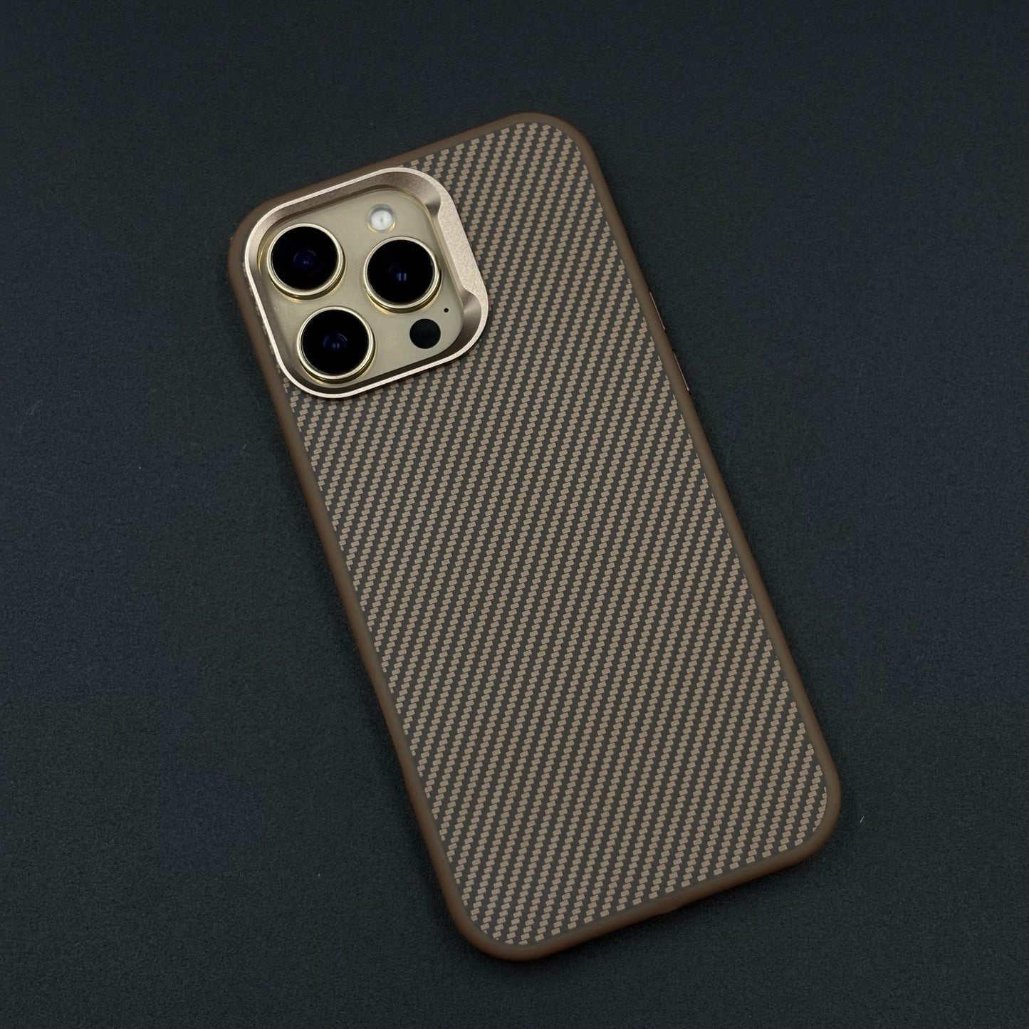 Carbon Fiber Case with Hidden Magsafe for iPhone Series | Metallic Camera Guard | Slim Magnetic Luxury Protection