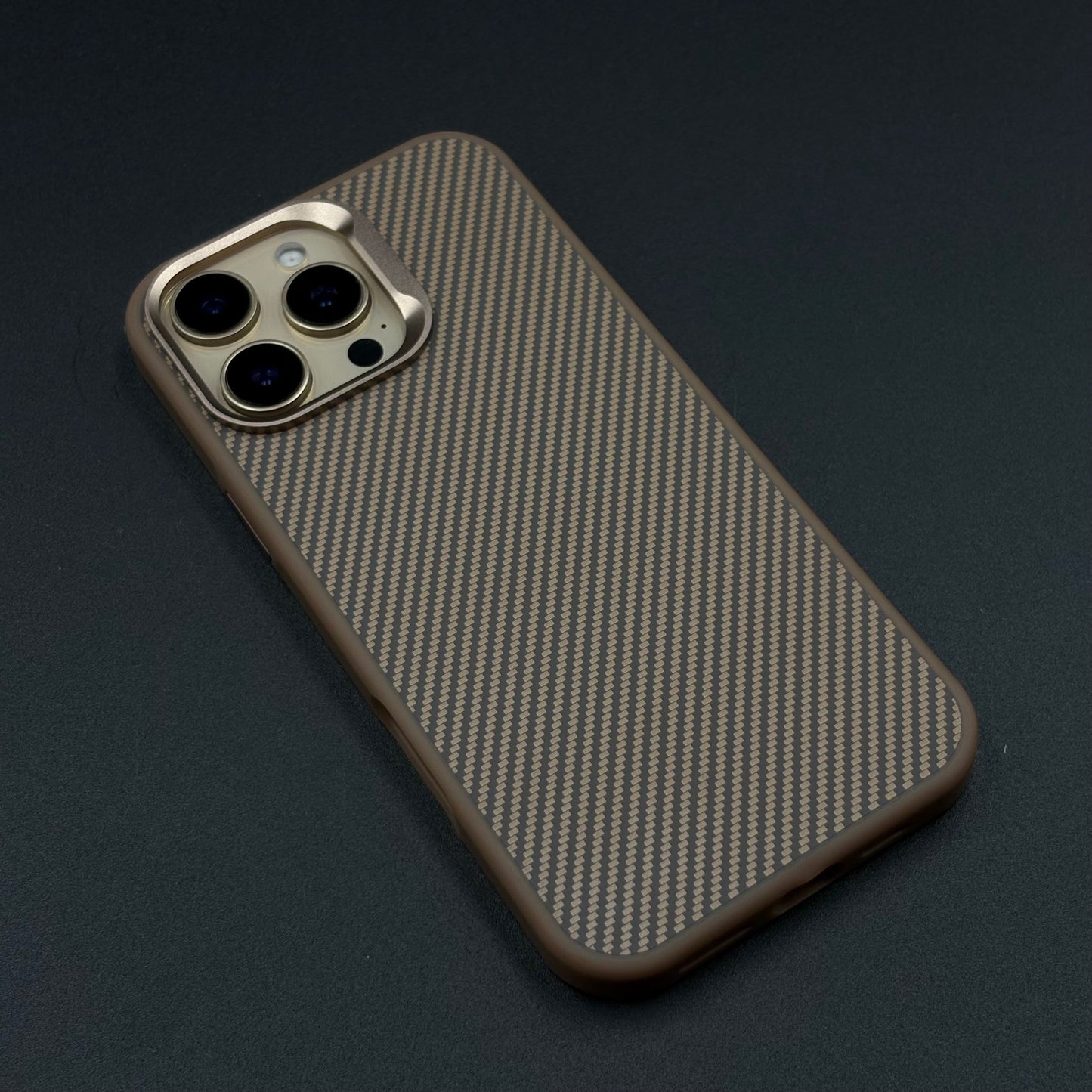 Carbon Fiber Case with Hidden Magsafe for iPhone Series | Metallic Camera Guard | Slim Magnetic Luxury Protection