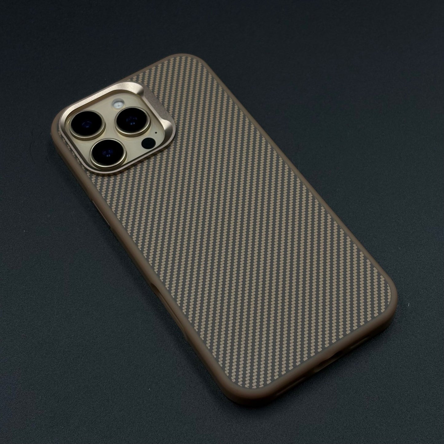 Carbon Fiber Case with Hidden Magsafe for iPhone Series | Metallic Camera Guard | Slim Magnetic Luxury Protection