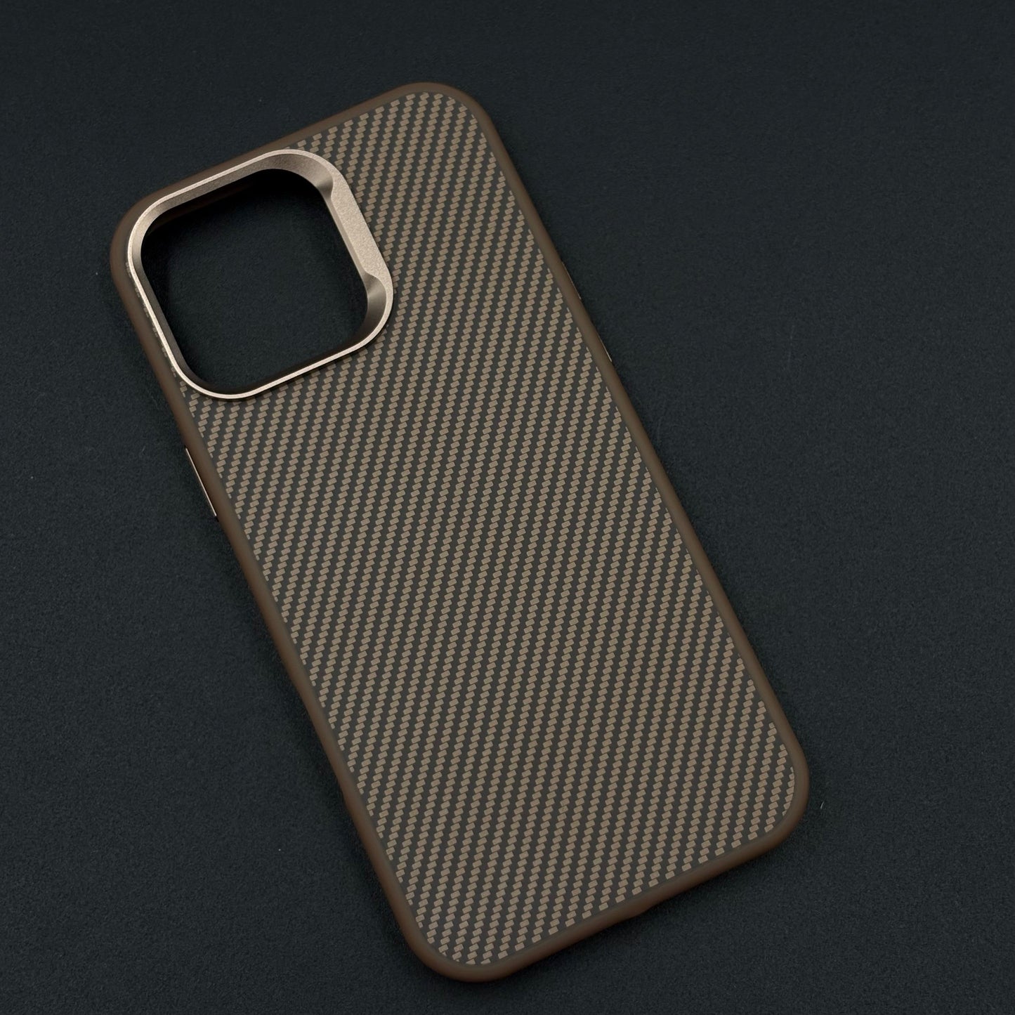 Carbon Fiber Case with Hidden Magsafe for iPhone Series | Metallic Camera Guard | Slim Magnetic Luxury Protection
