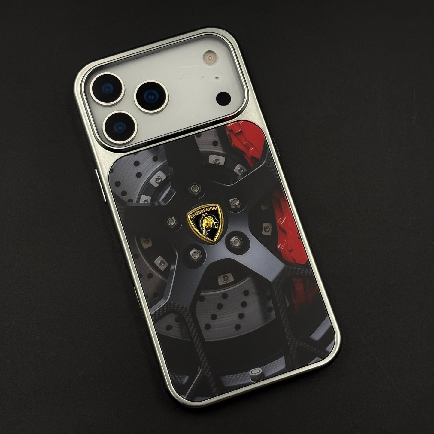 Luxury Motorsport Inspired Lambo Metal Frame Case for iPhone 17 Series
