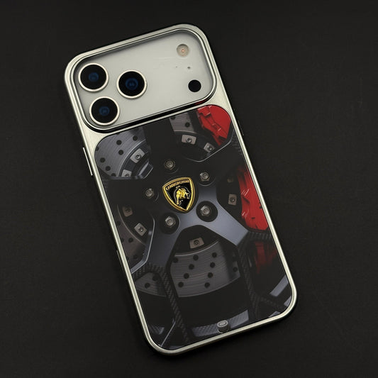 Luxury Motorsport Inspired Lambo Metal Frame Case for iPhone 17 Series