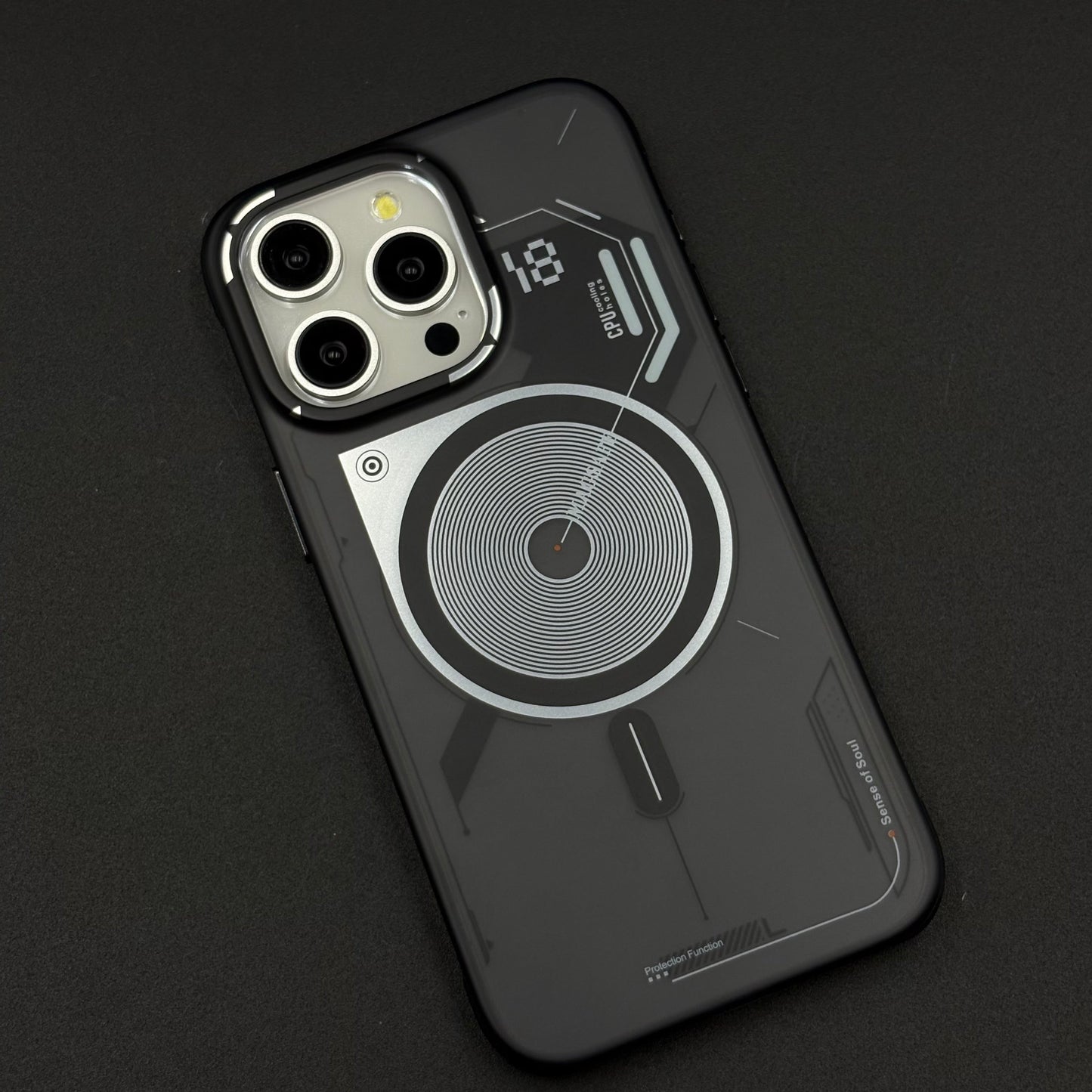 CyberTech MagSafe Case for iPhone | Matte Translucent Soft-Touch | Cooling Design