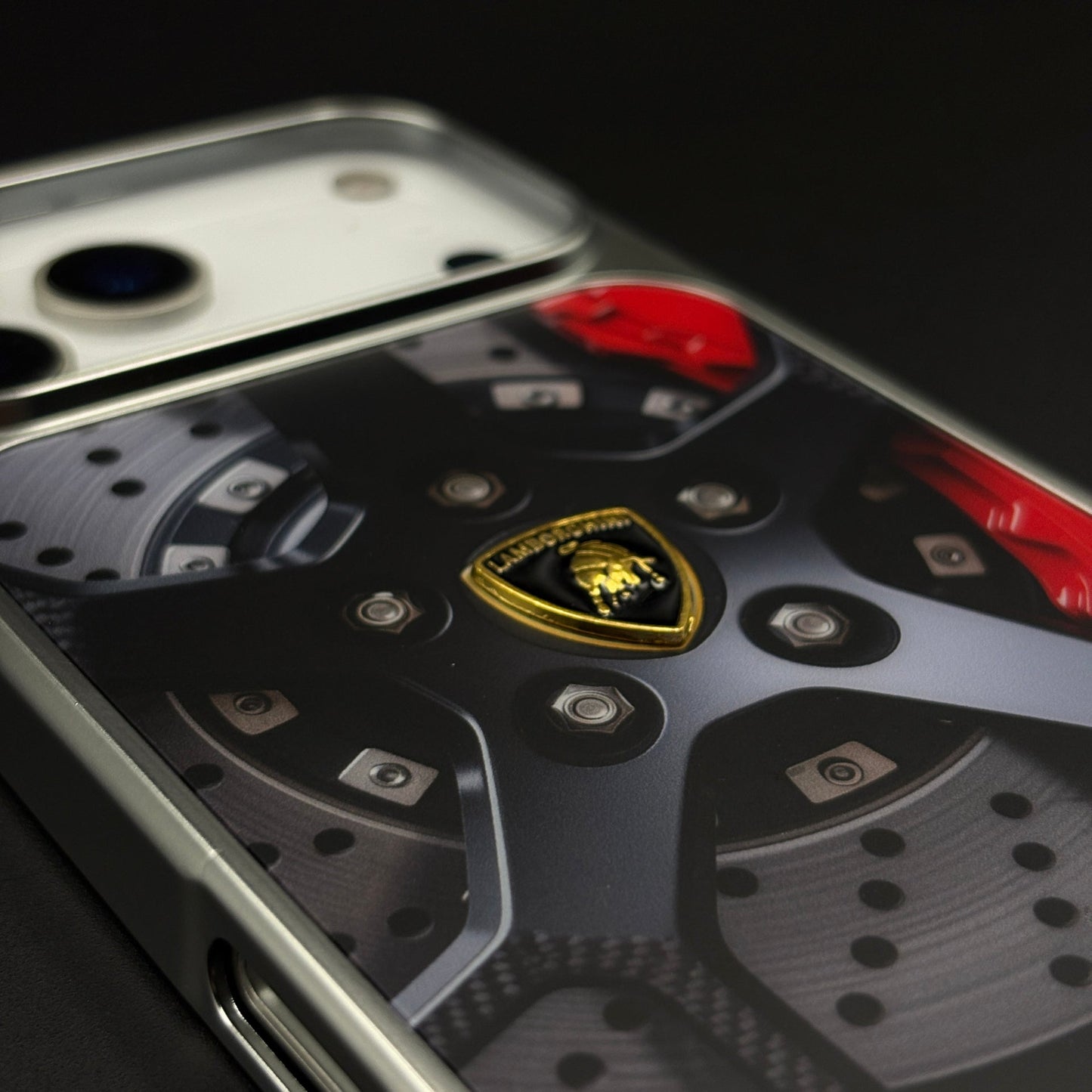 Luxury Motorsport Inspired Lambo Metal Frame Case for iPhone 17 Series