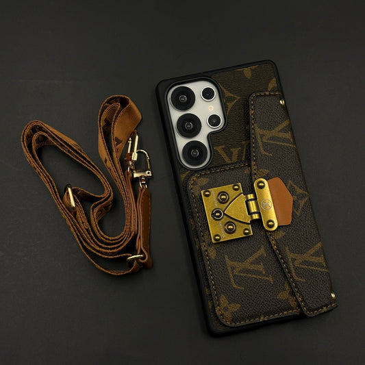 Luxury Fashion Sling Cardholder Case for Samsung Galaxy S26 Ultra