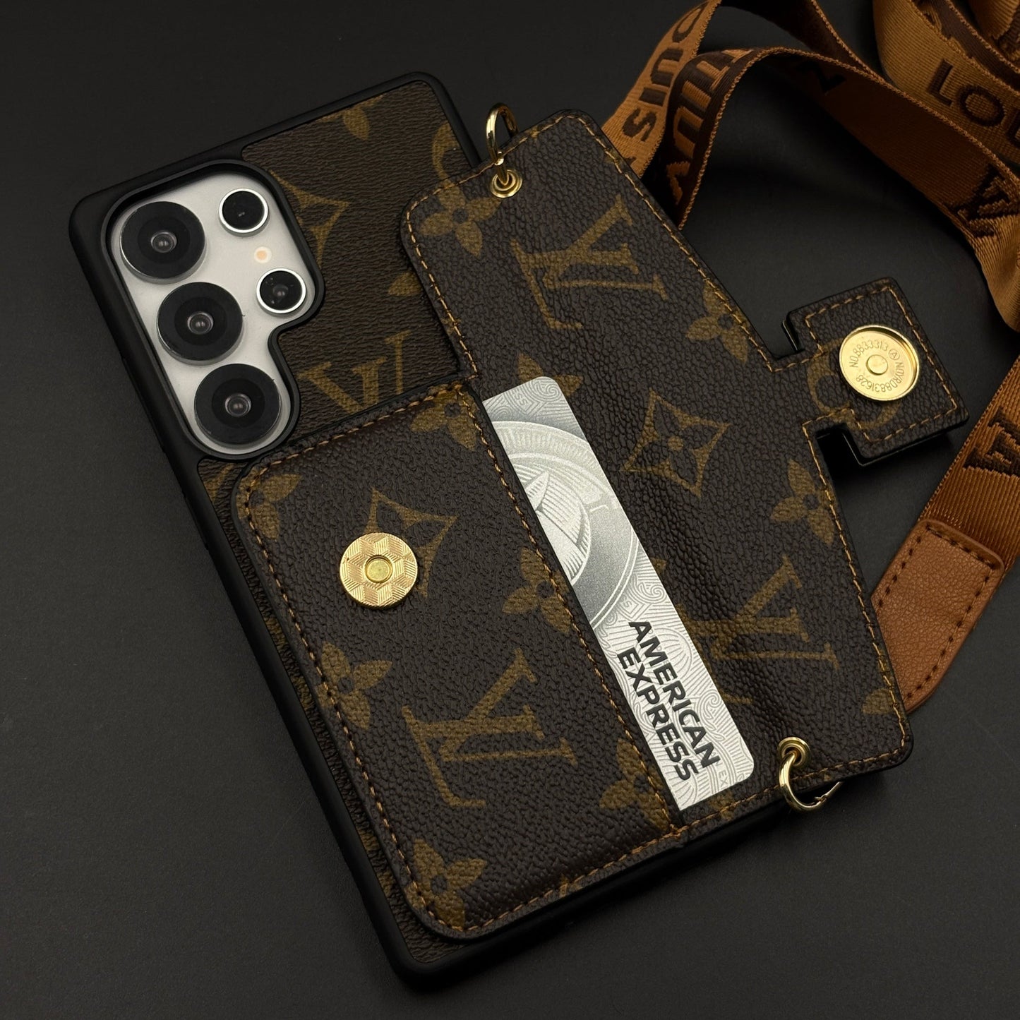 Luxury Fashion Sling Cardholder Case for Samsung Galaxy S26 Ultra