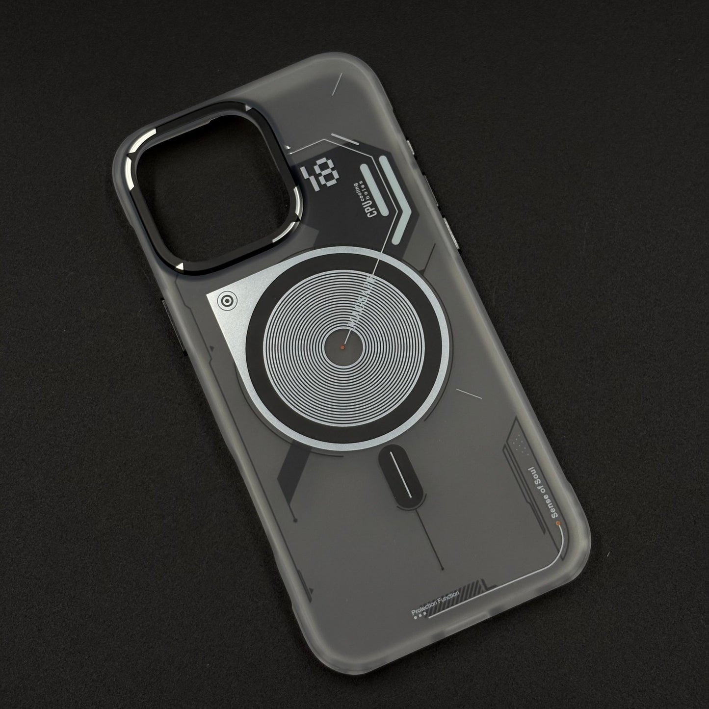 CyberTech MagSafe Case for iPhone | Matte Translucent Soft-Touch | Cooling Design