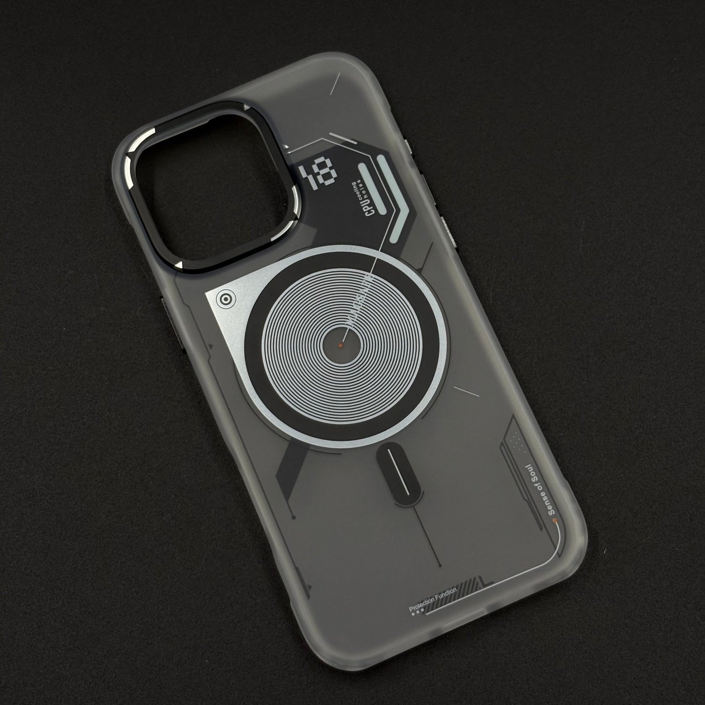 CyberTech MagSafe Case for iPhone | Matte Translucent Soft-Touch | Cooling Design