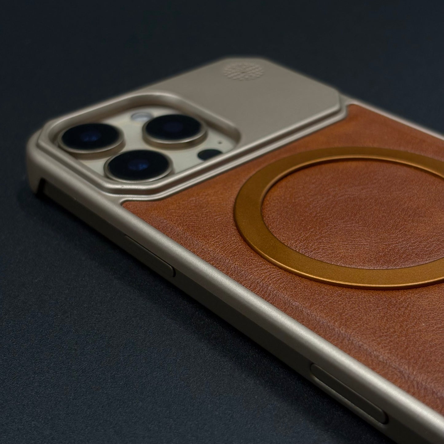 Luxury Leather MagSafe Case for iPhone Series | AeroFlex Hard Borderless Design