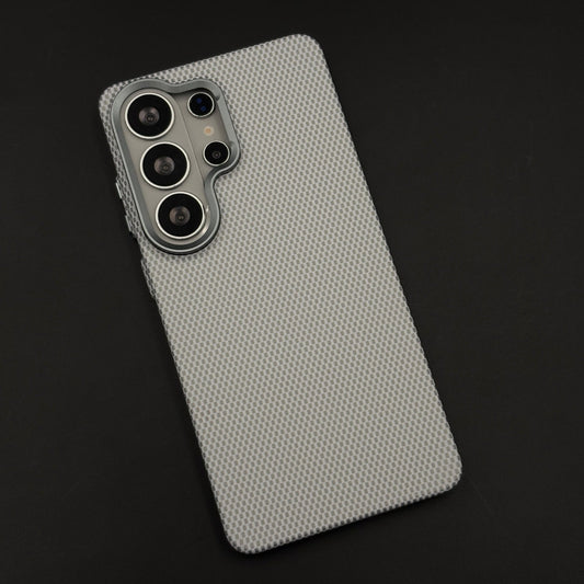 Frost Carbon Grid Dotted Hidden MagSafe Case Cover for Samsung Galaxy S26 Ultra