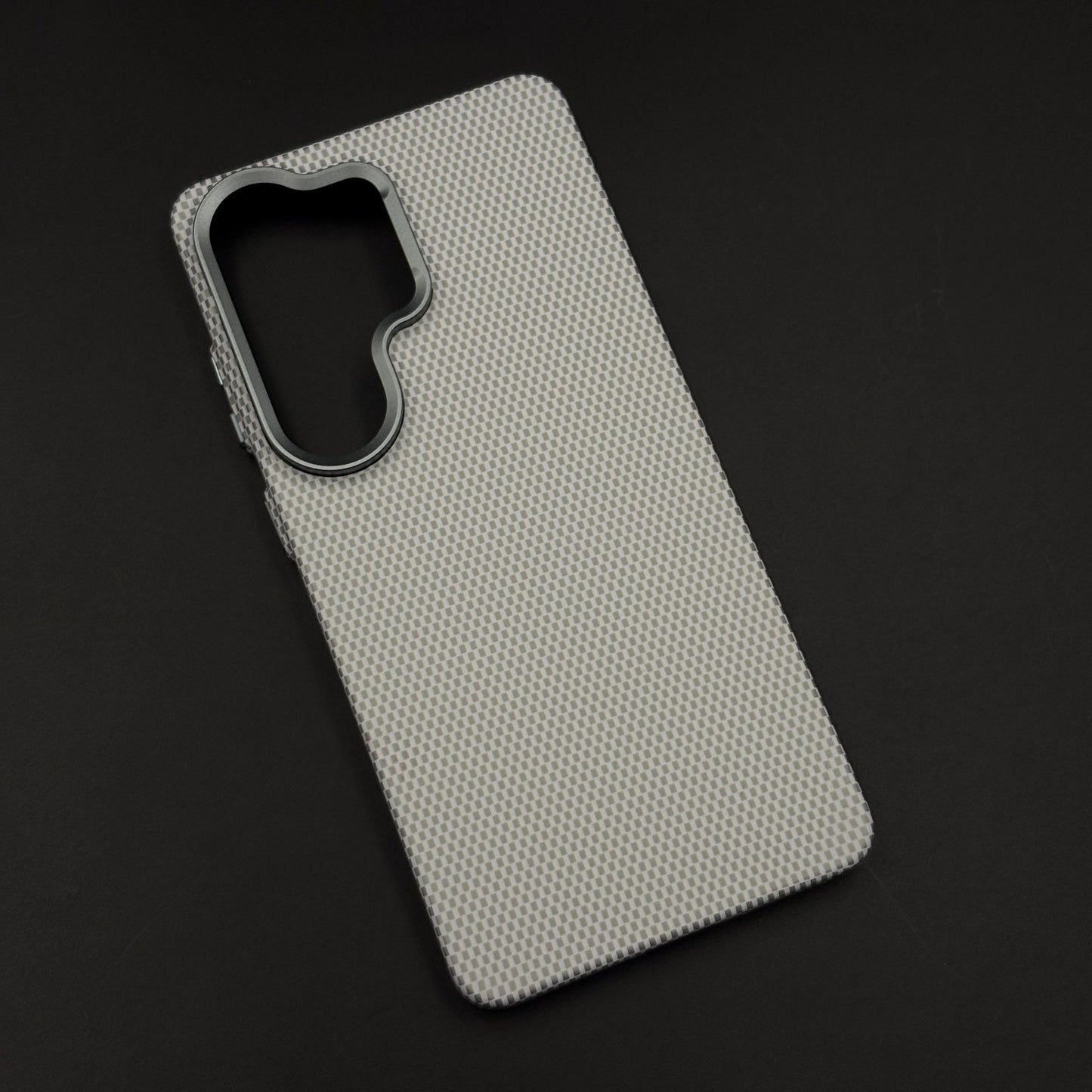 Frost Carbon Grid Dotted Hidden MagSafe Case Cover for Samsung Galaxy S26 Ultra