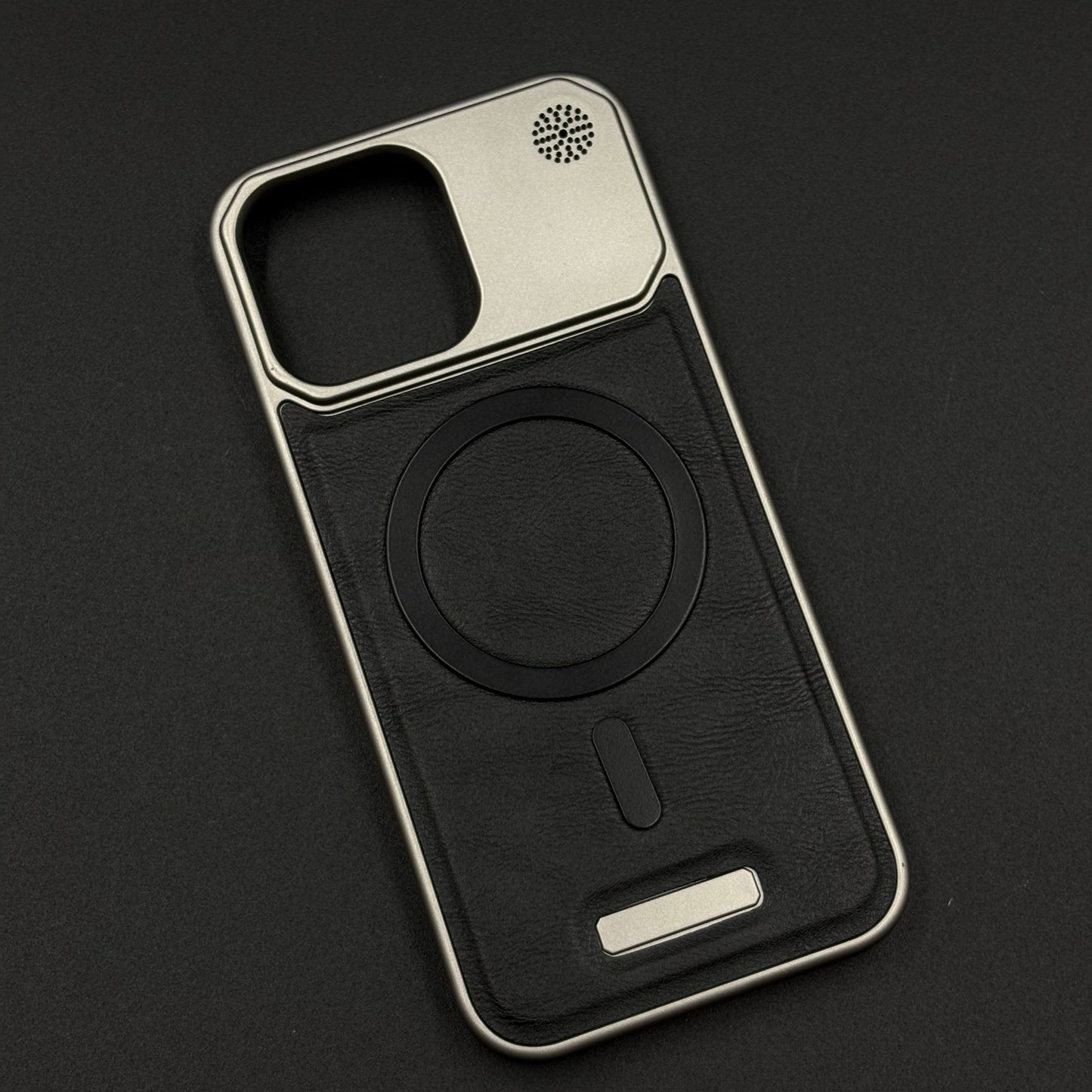 Luxury Leather MagSafe Case for iPhone Series | AeroFlex Hard Borderless Design