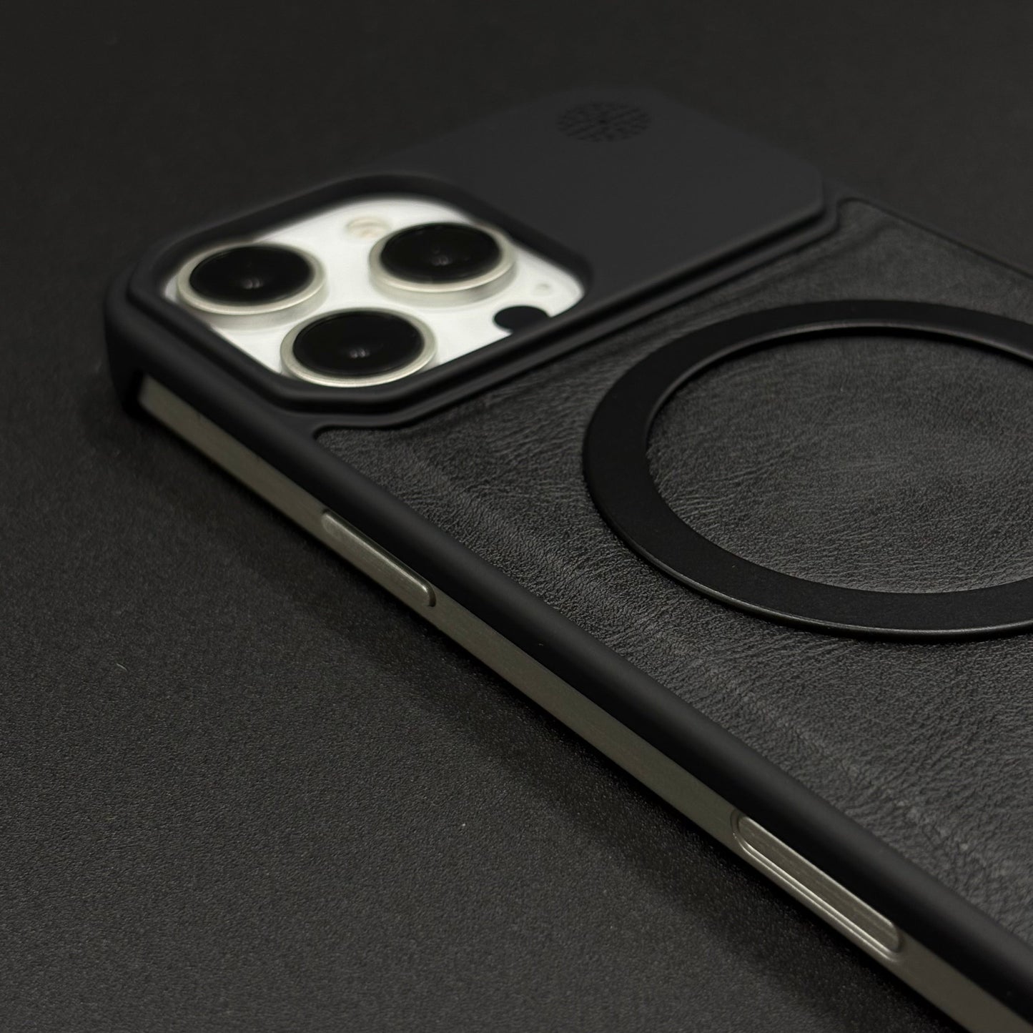 Luxury Leather MagSafe Case for iPhone Series | AeroFlex Hard Borderless Design