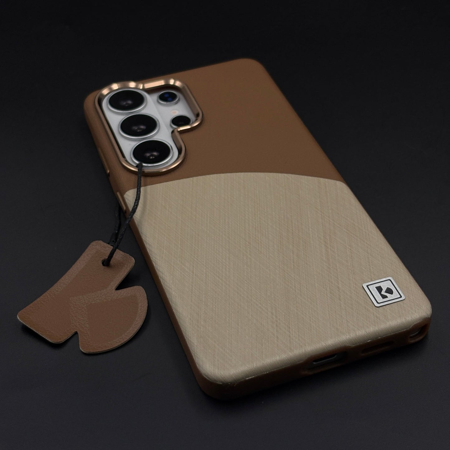 Luxury Dual-Tone Leather Hidden MagSafe Case Cover for Samsung Galaxy S26 Ultra