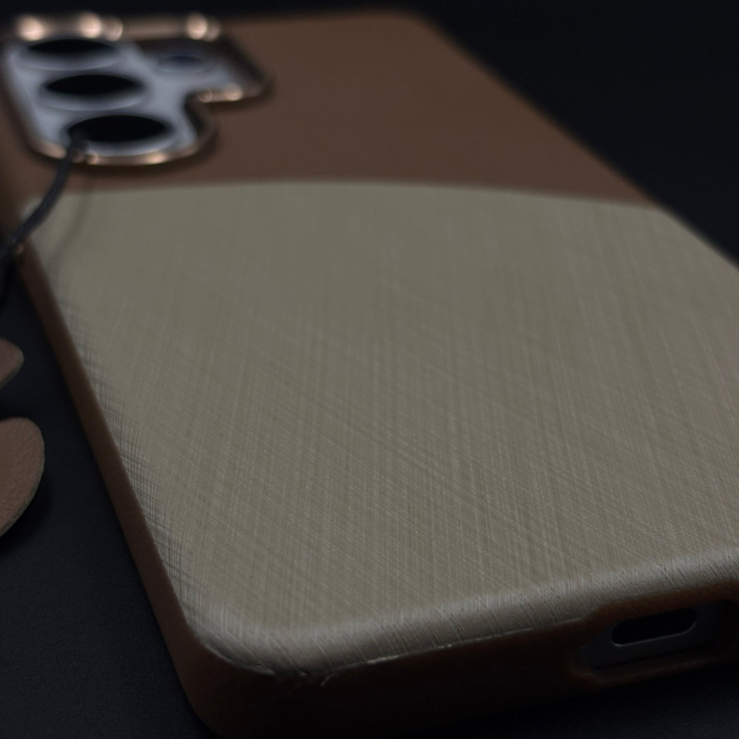 Luxury Dual-Tone Leather Hidden MagSafe Case Cover for Samsung Galaxy S26 Ultra