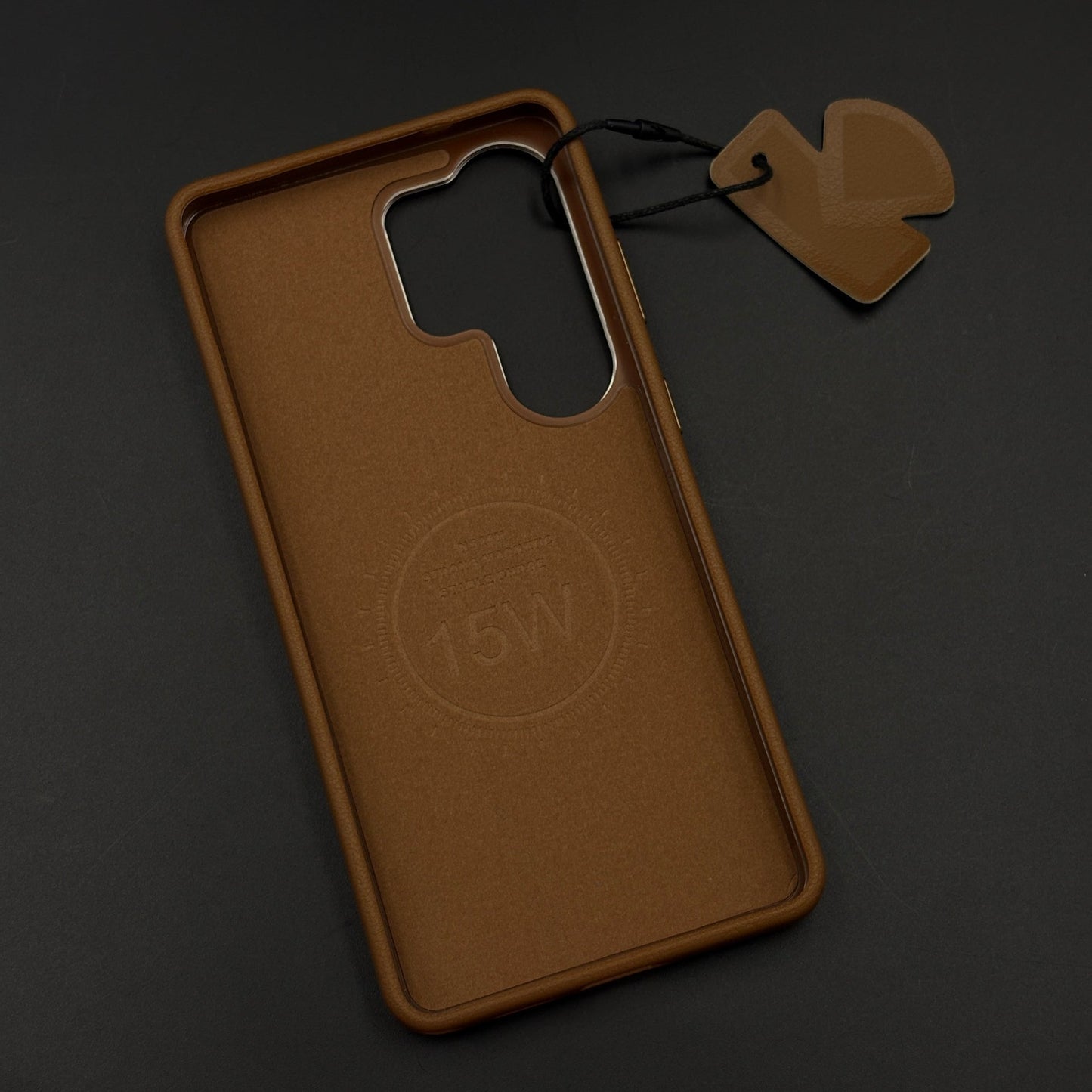 Luxury Dual-Tone Leather Hidden MagSafe Case Cover for Samsung Galaxy S26 Ultra