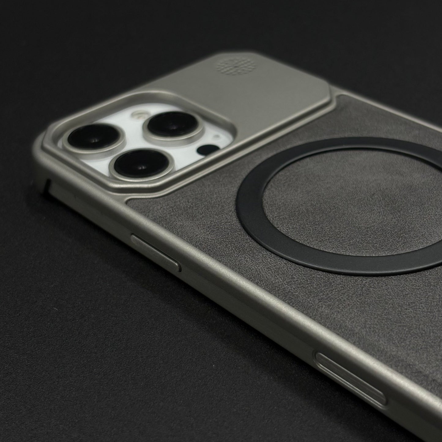 Luxury Leather MagSafe Case for iPhone Series | AeroFlex Hard Borderless Design