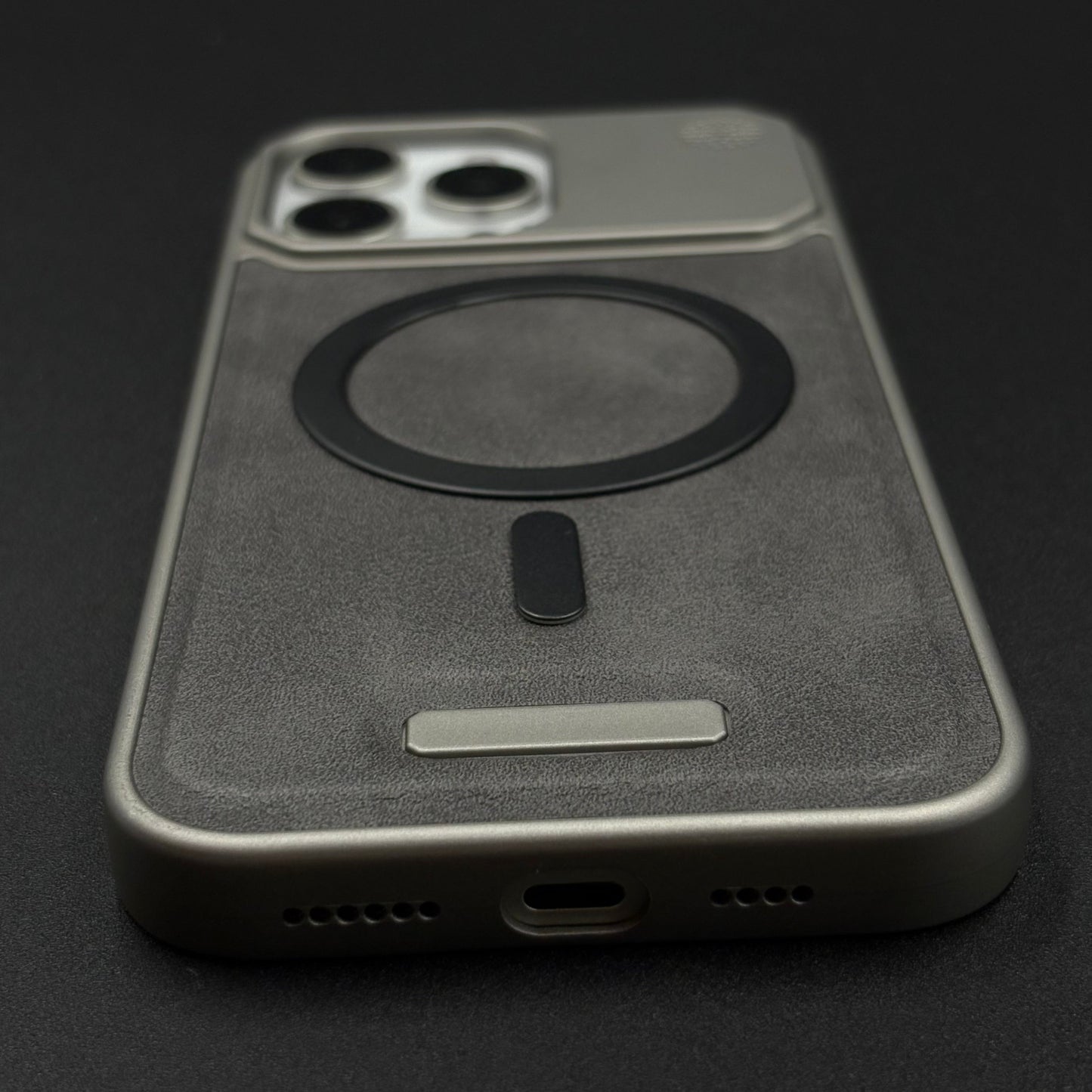 Luxury Leather MagSafe Case for iPhone Series | AeroFlex Hard Borderless Design