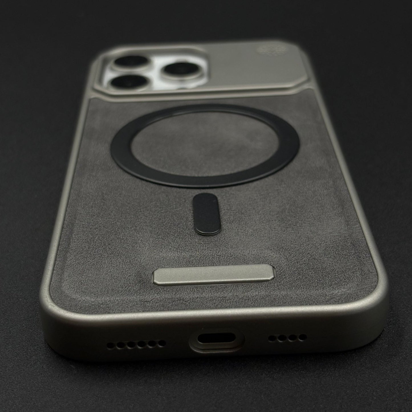 Luxury Leather MagSafe Case for iPhone Series | AeroFlex Hard Borderless Design