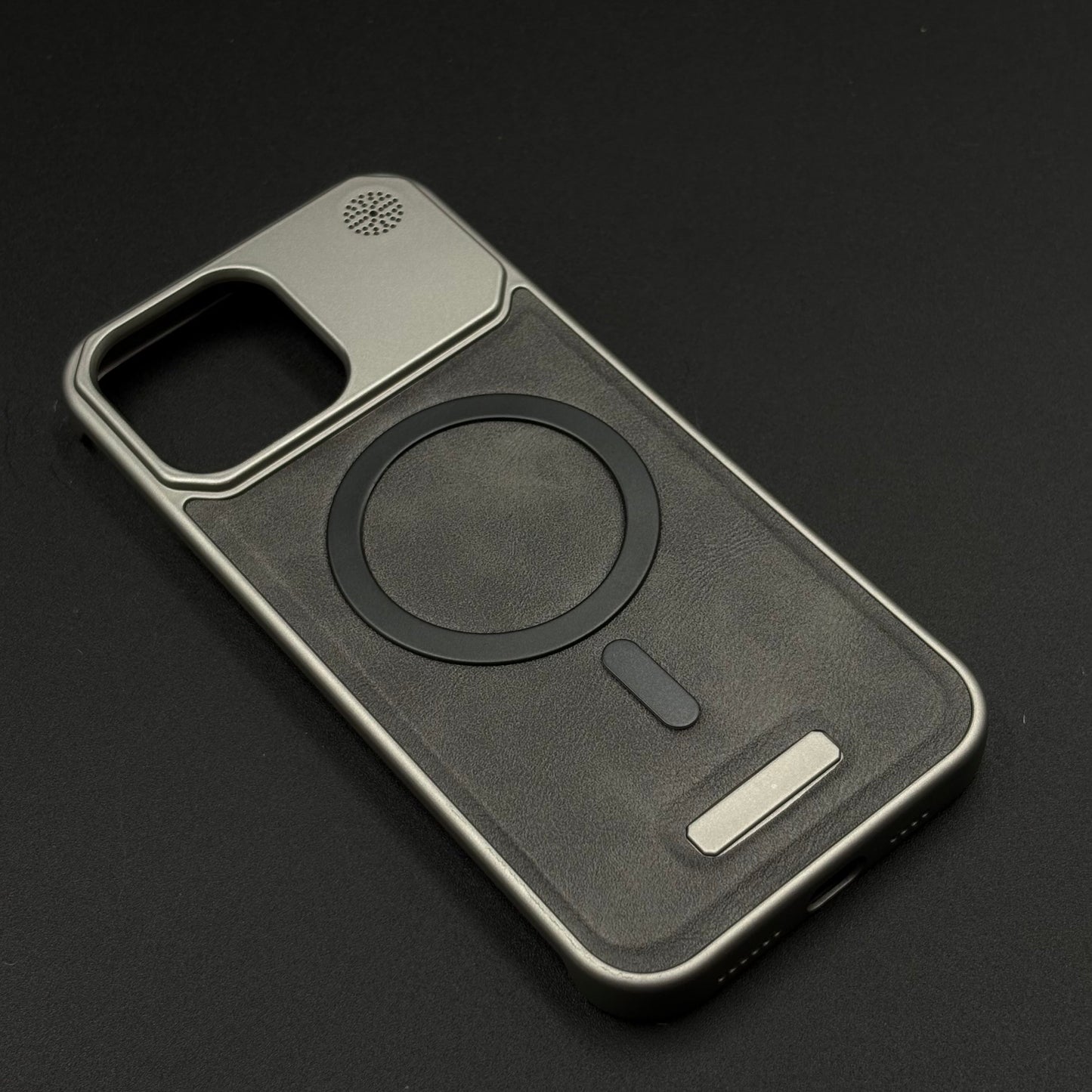 Luxury Leather MagSafe Case for iPhone Series | AeroFlex Hard Borderless Design