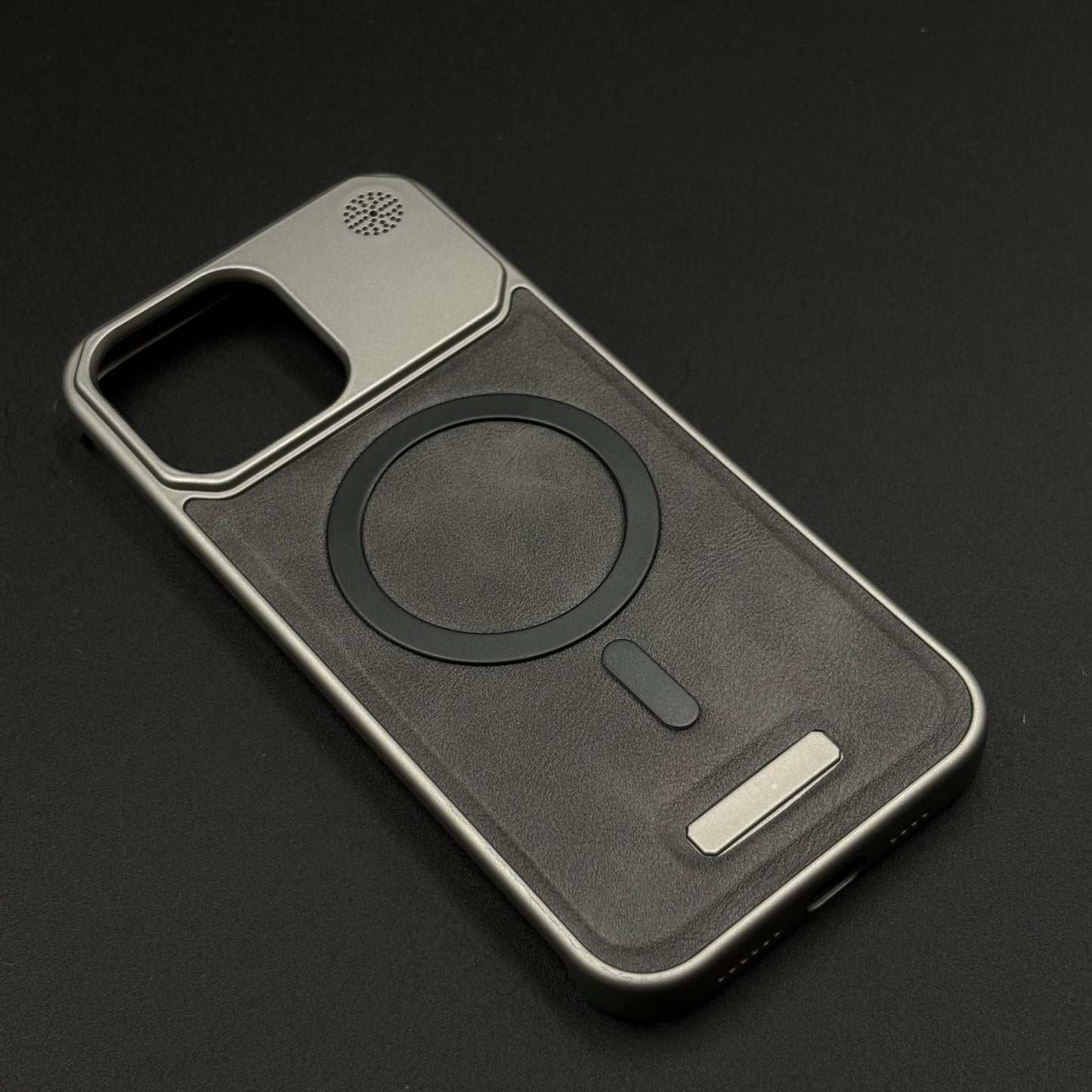 Luxury Leather MagSafe Case for iPhone Series | AeroFlex Hard Borderless Design