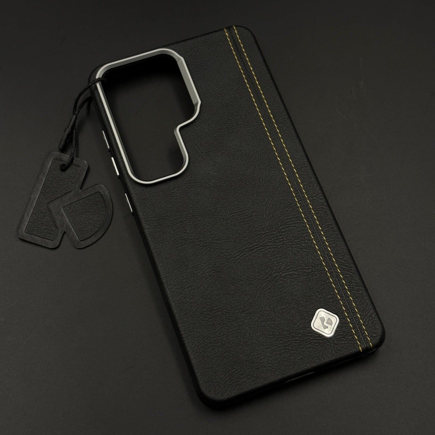 Stitched Leather Hidden MagSafe Case for Samsung Galaxy S26 Ultra