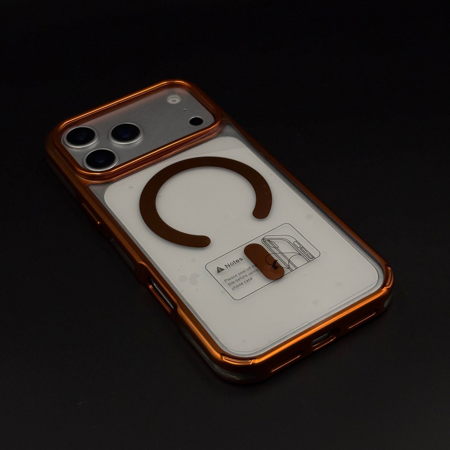 Anti-Yellow Clear MagSafe Phone Case Cover with Camera Bump for iPhone 17 Series