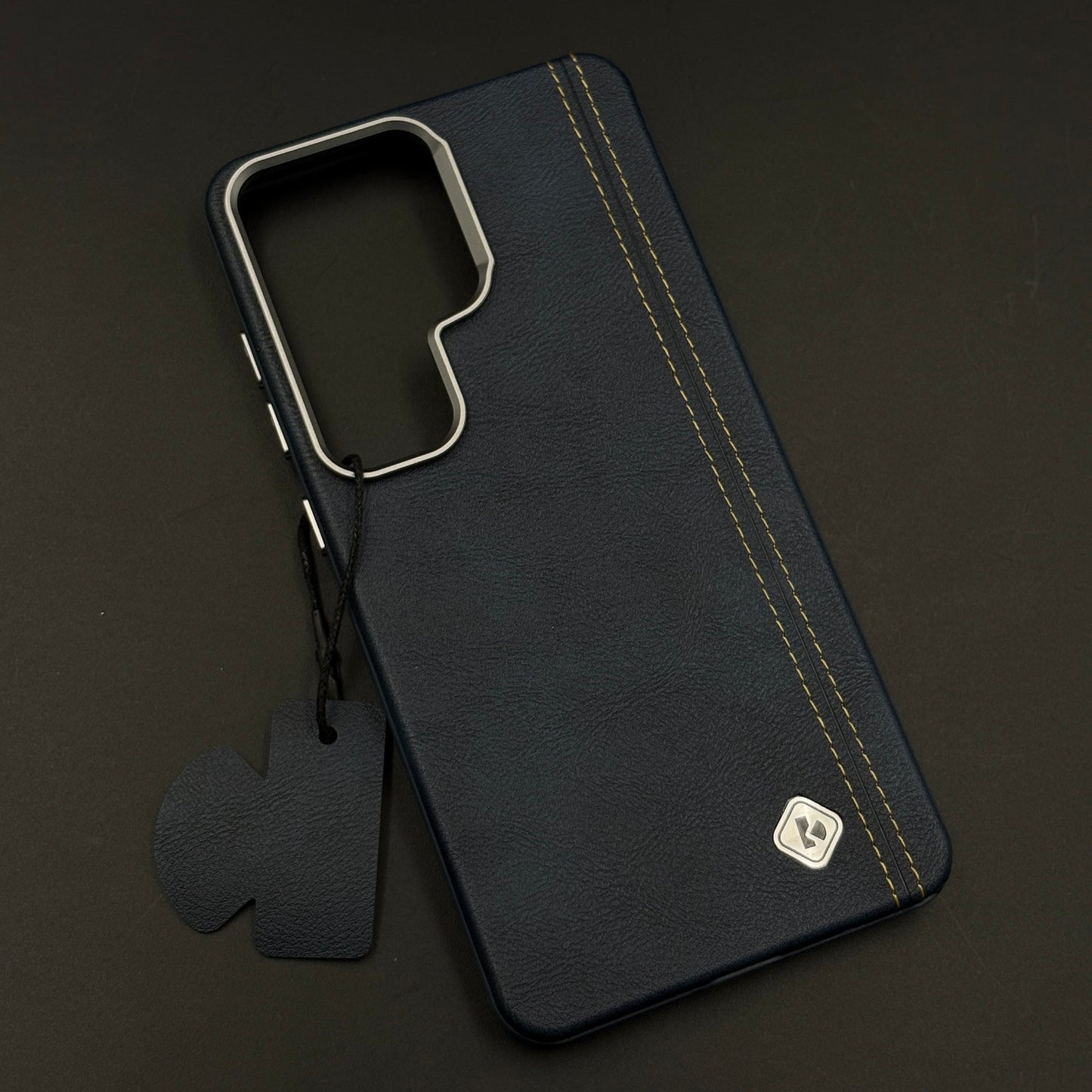 Stitched Leather Hidden MagSafe Case for Samsung Galaxy S26 Ultra