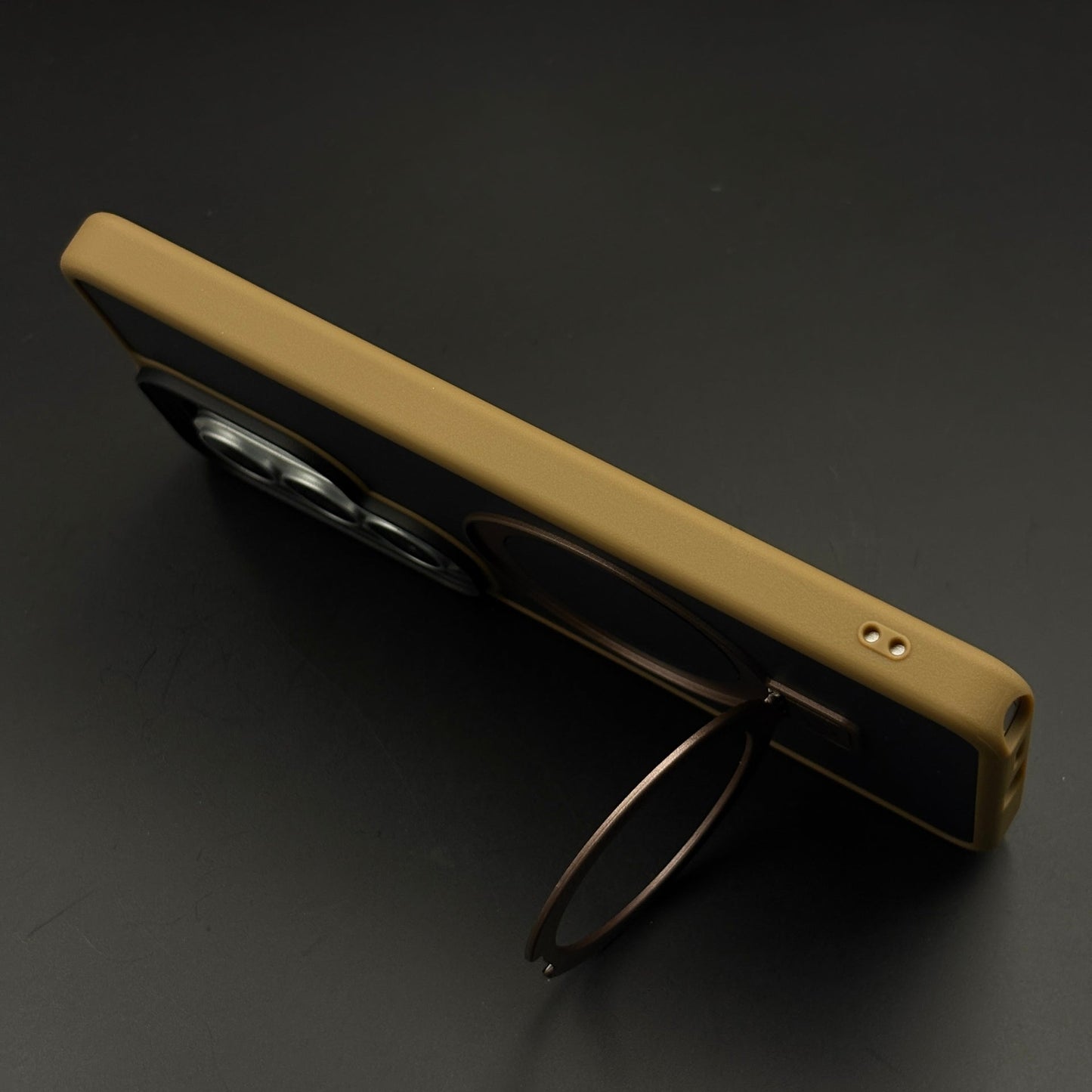 Smoky Matte Metal Stand MagSafe Case Cover for Samsung Galaxy S26 Ultra