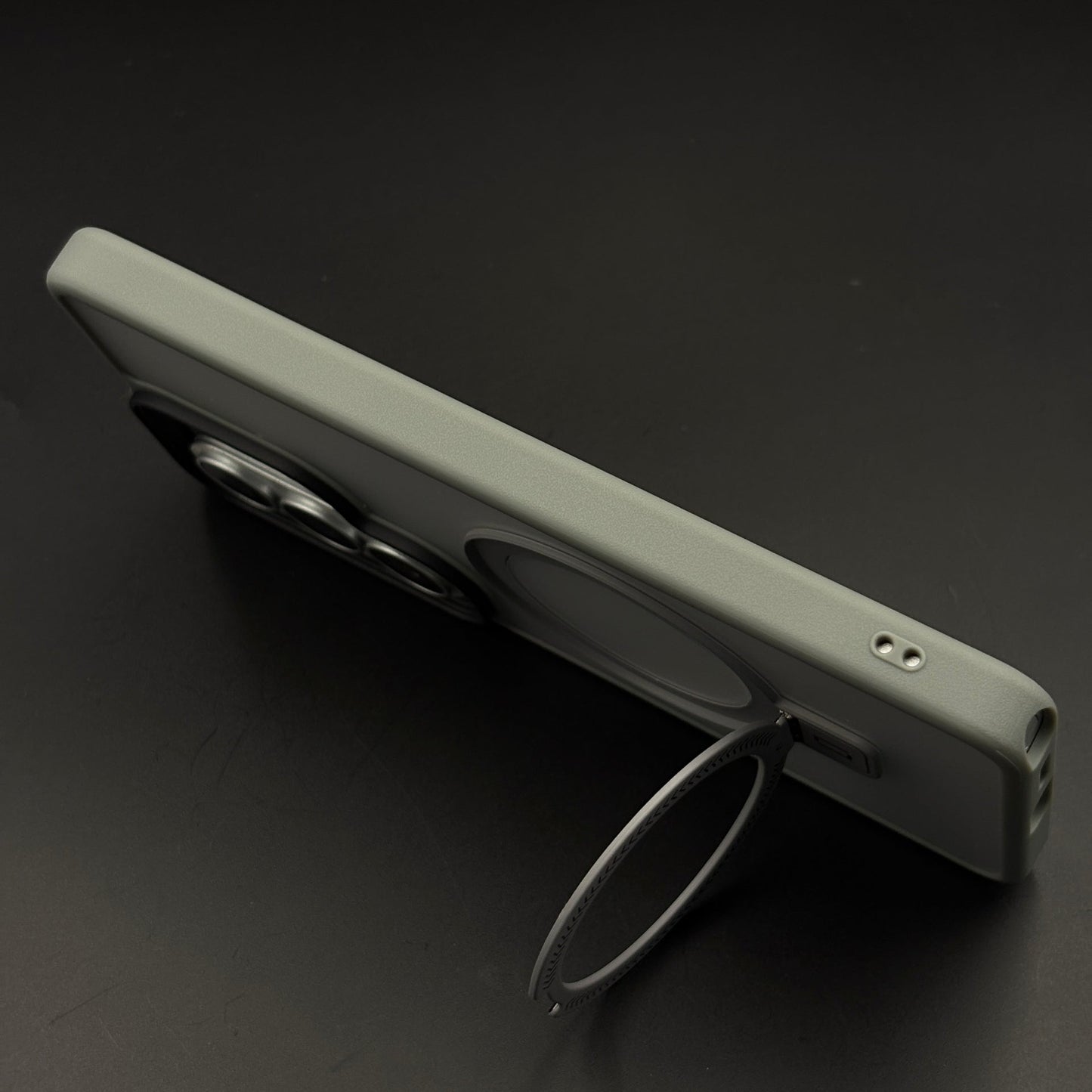 Smoky Matte Metal Stand MagSafe Case Cover for Samsung Galaxy S26 Ultra