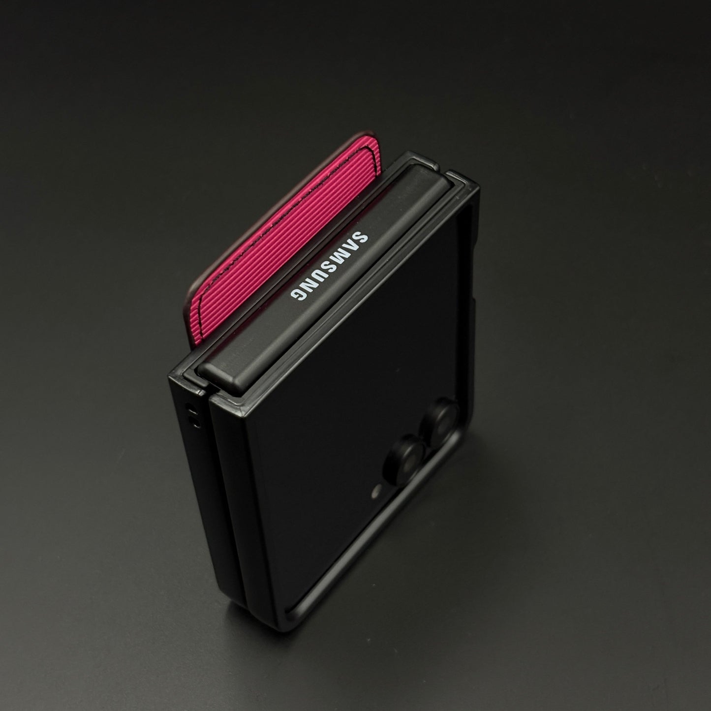 Luxury Brown Cardholder Case for Samsung Galaxy Z Flip 7 | Fashion Monogram Designer Cover