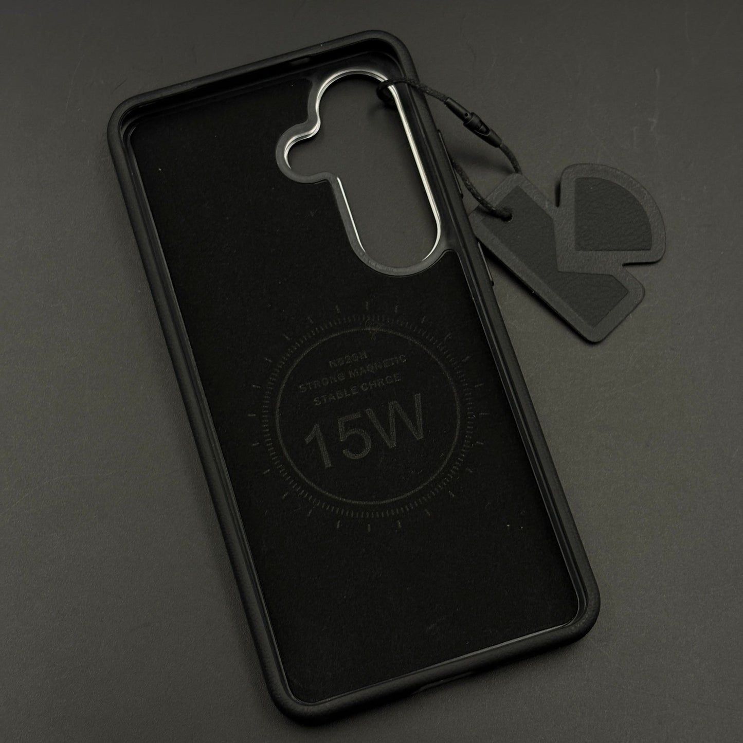 Luxury Dual-Tone Leather Hidden MagSafe Case Cover for Samsung Galaxy S26